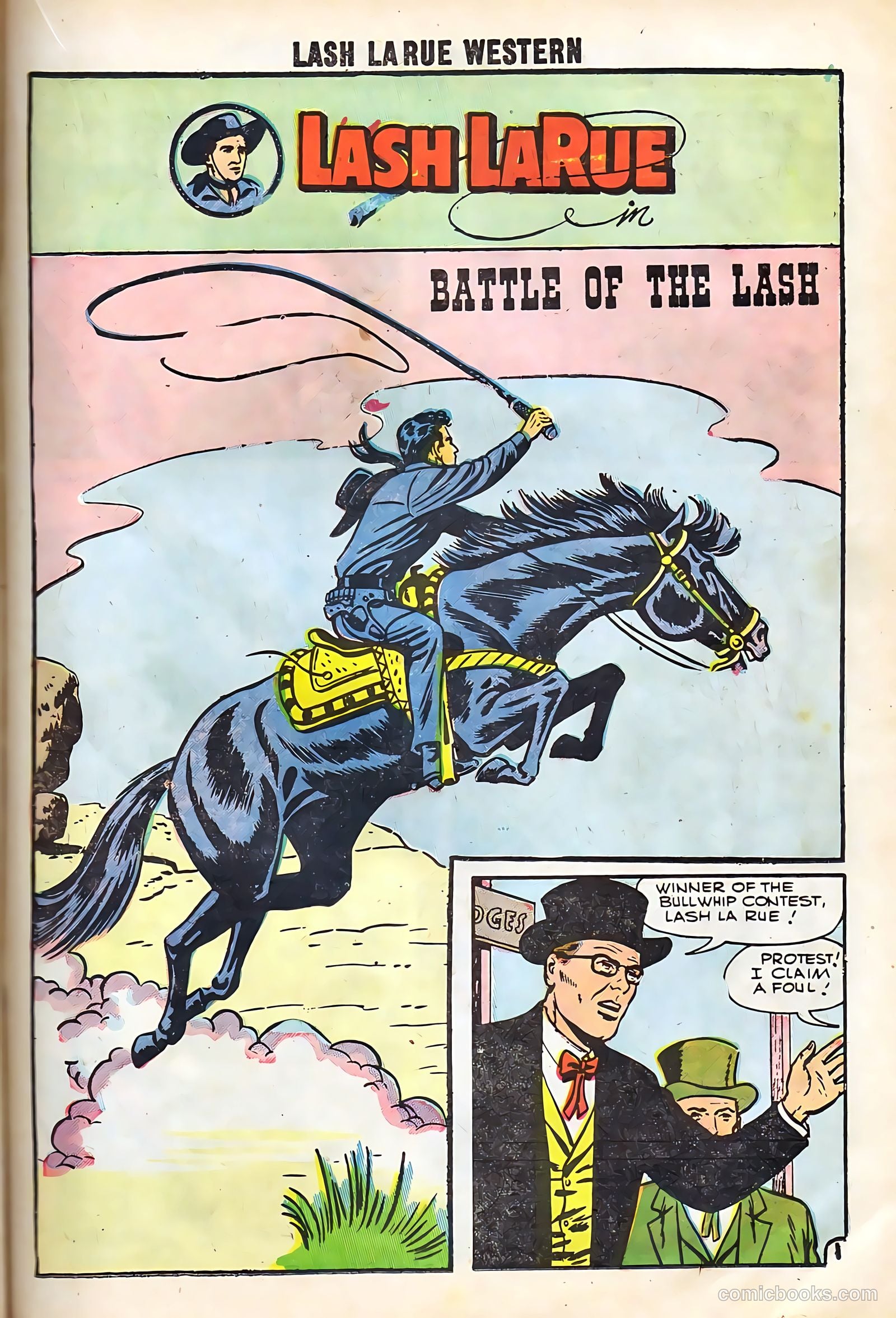 Lash Larue Western #67 (1958) — page 37 of 69