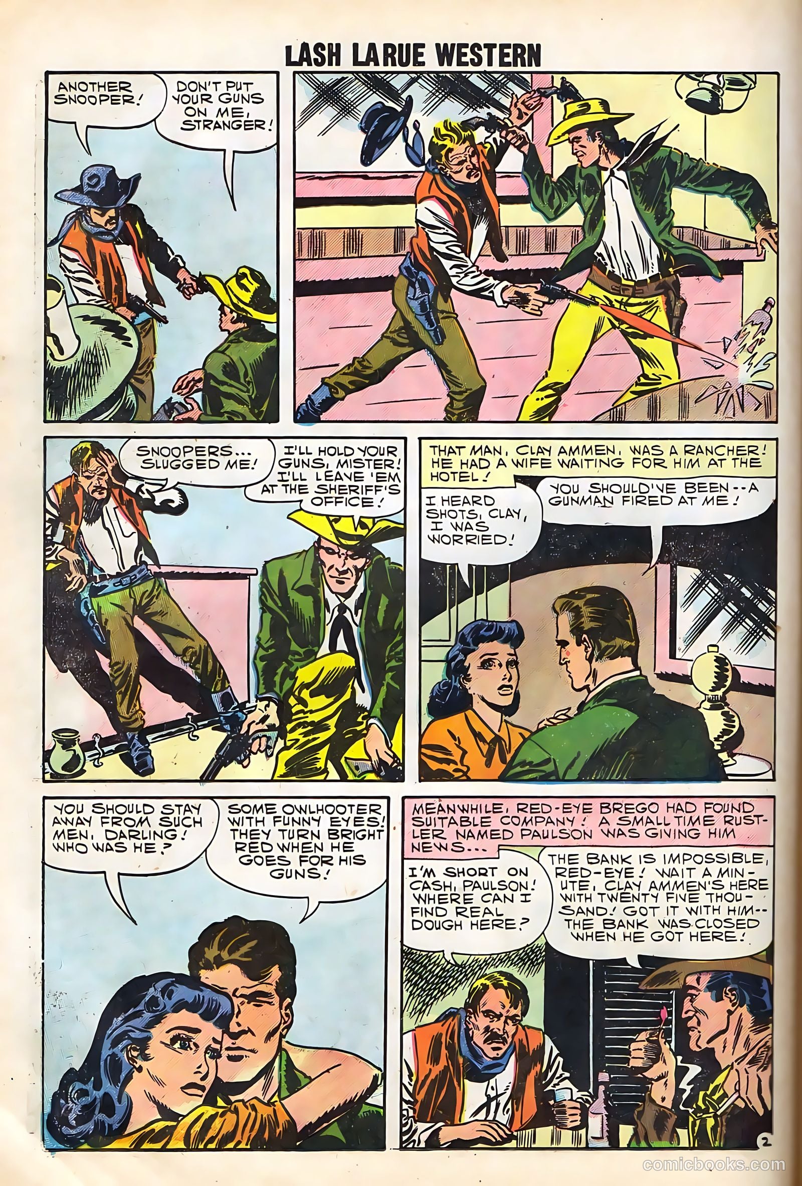 Lash Larue Western #67 (1958) — page 44 of 69