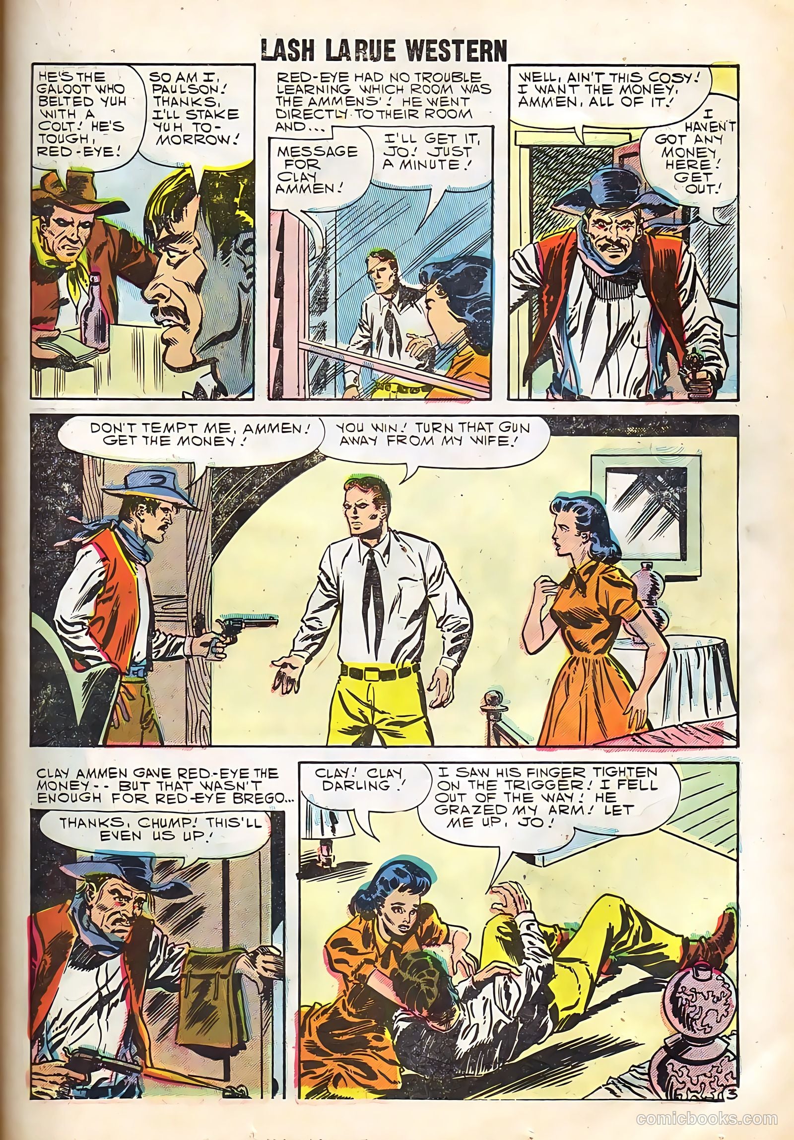 Lash Larue Western #67 (1958) — page 45 of 69