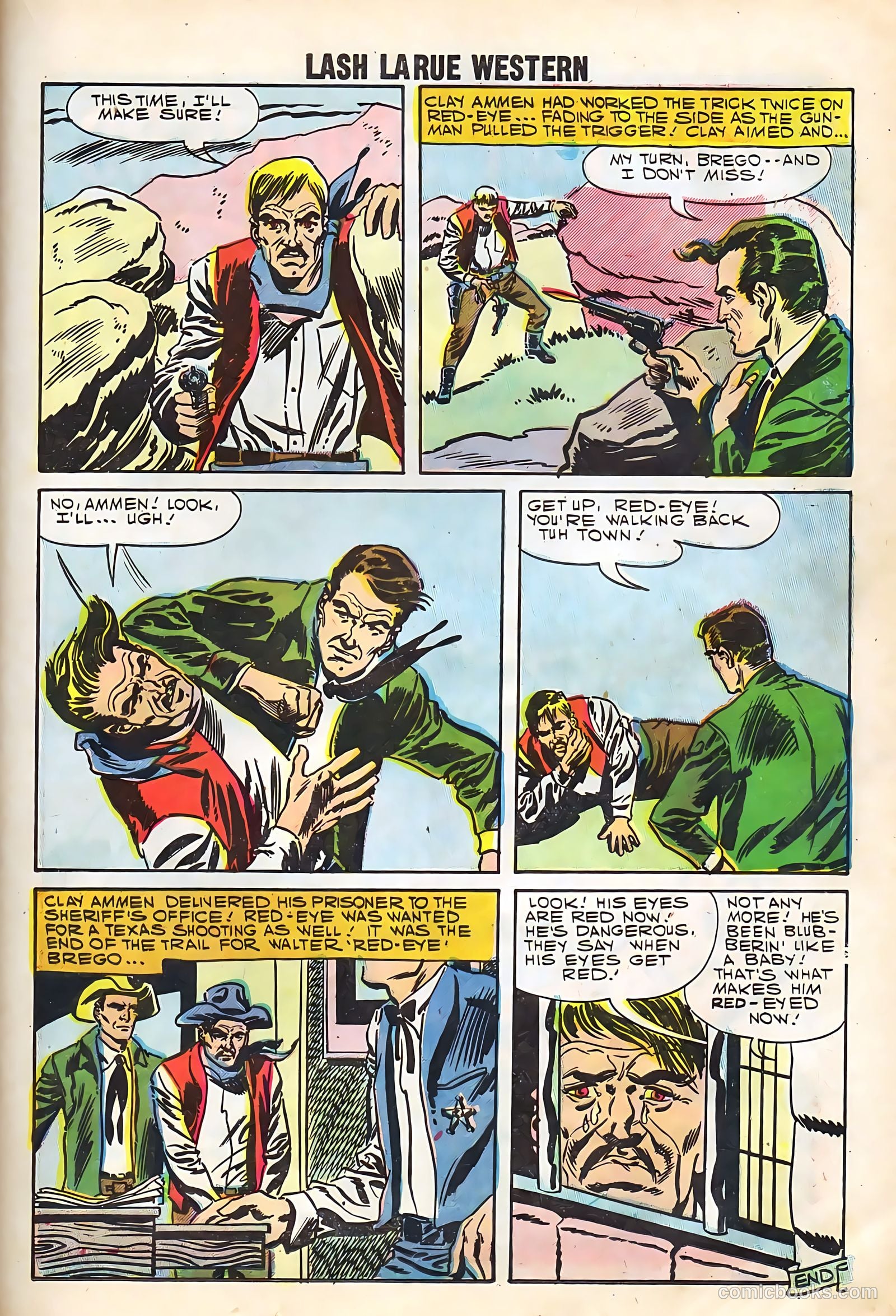 Lash Larue Western #67 (1958) — page 47 of 69