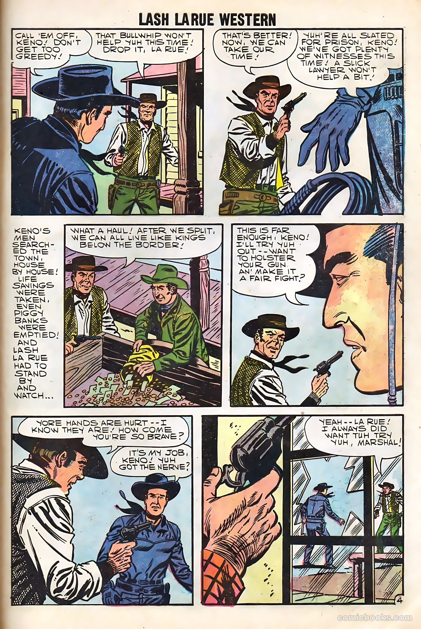 Lash Larue Western #67 (1958) — page 57 of 69