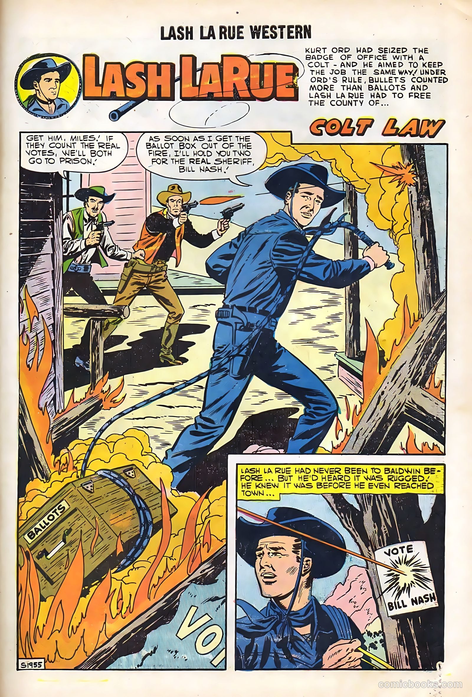 Lash Larue Western #67 (1958) — page 59 of 69