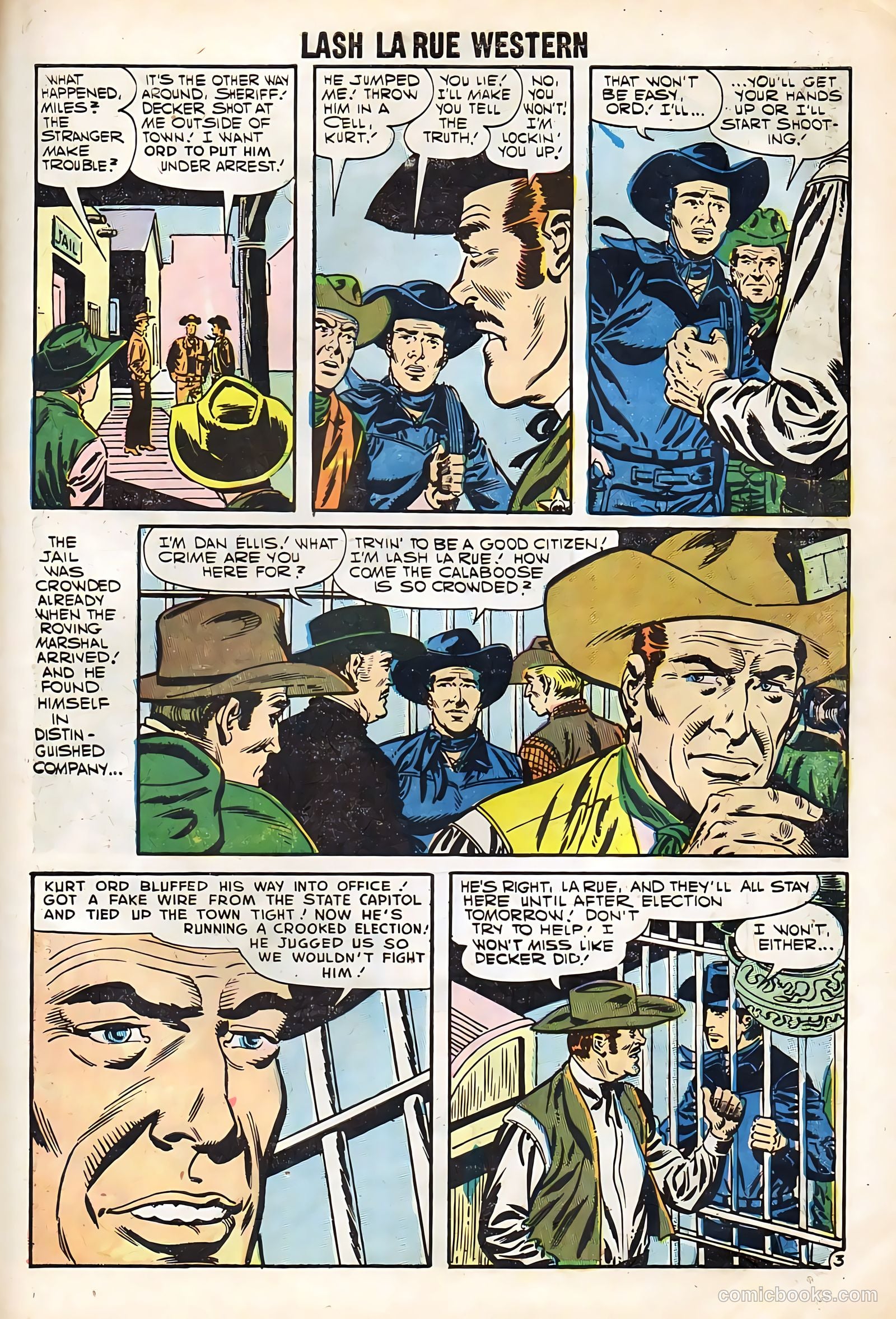 Lash Larue Western #67 (1958) — page 61 of 69