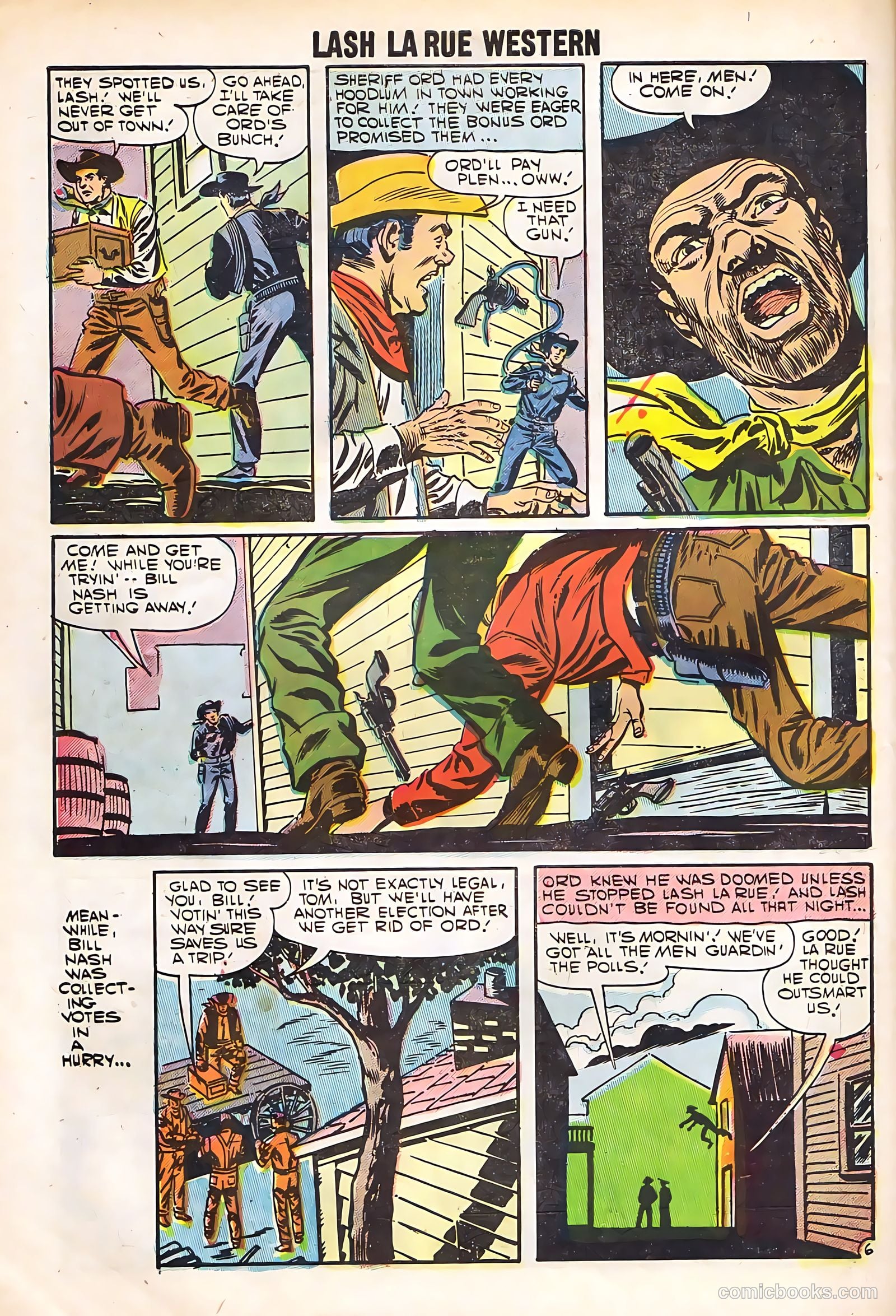 Lash Larue Western #67 (1958) — page 64 of 69