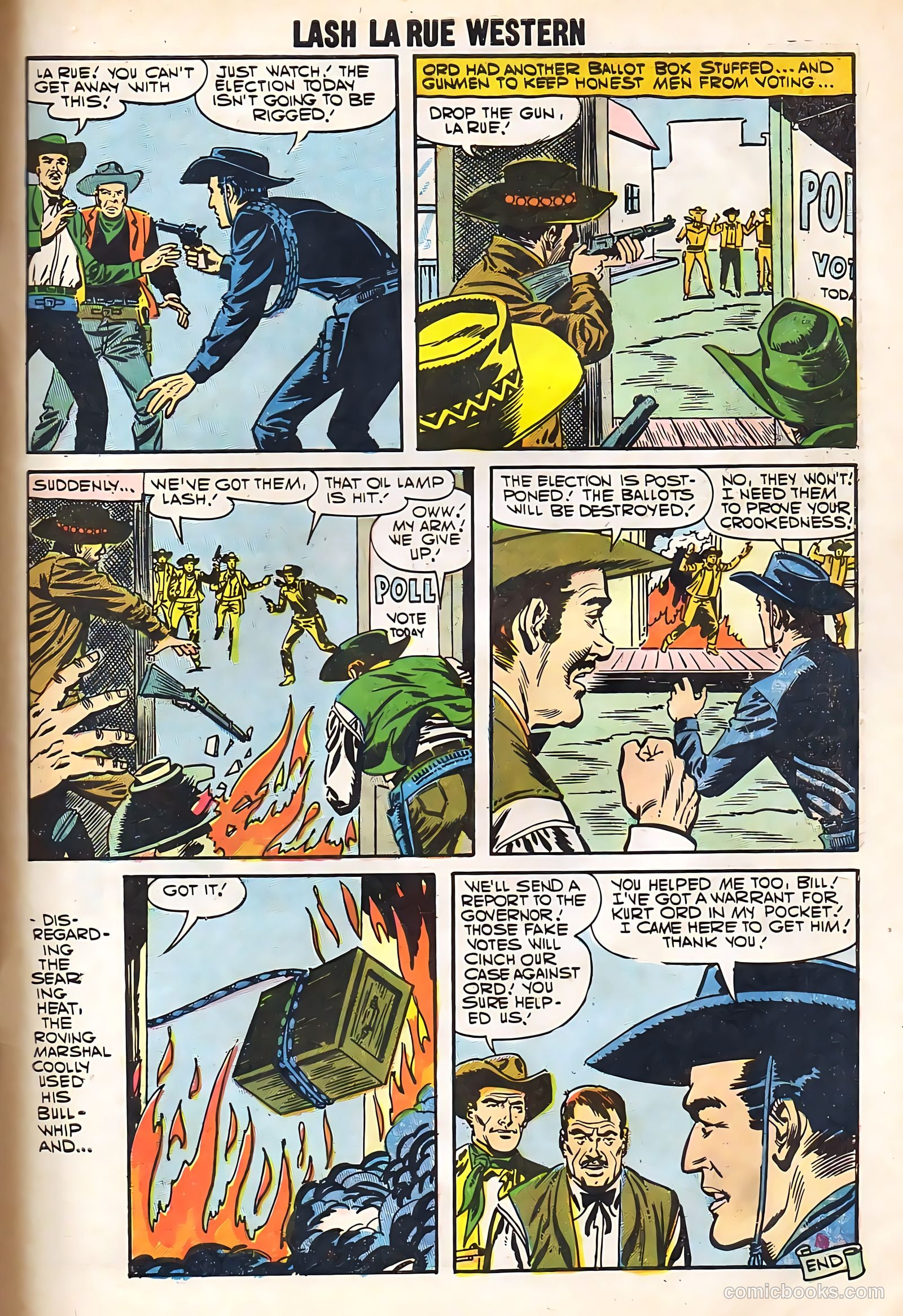 Lash Larue Western #67 (1958) — page 65 of 69