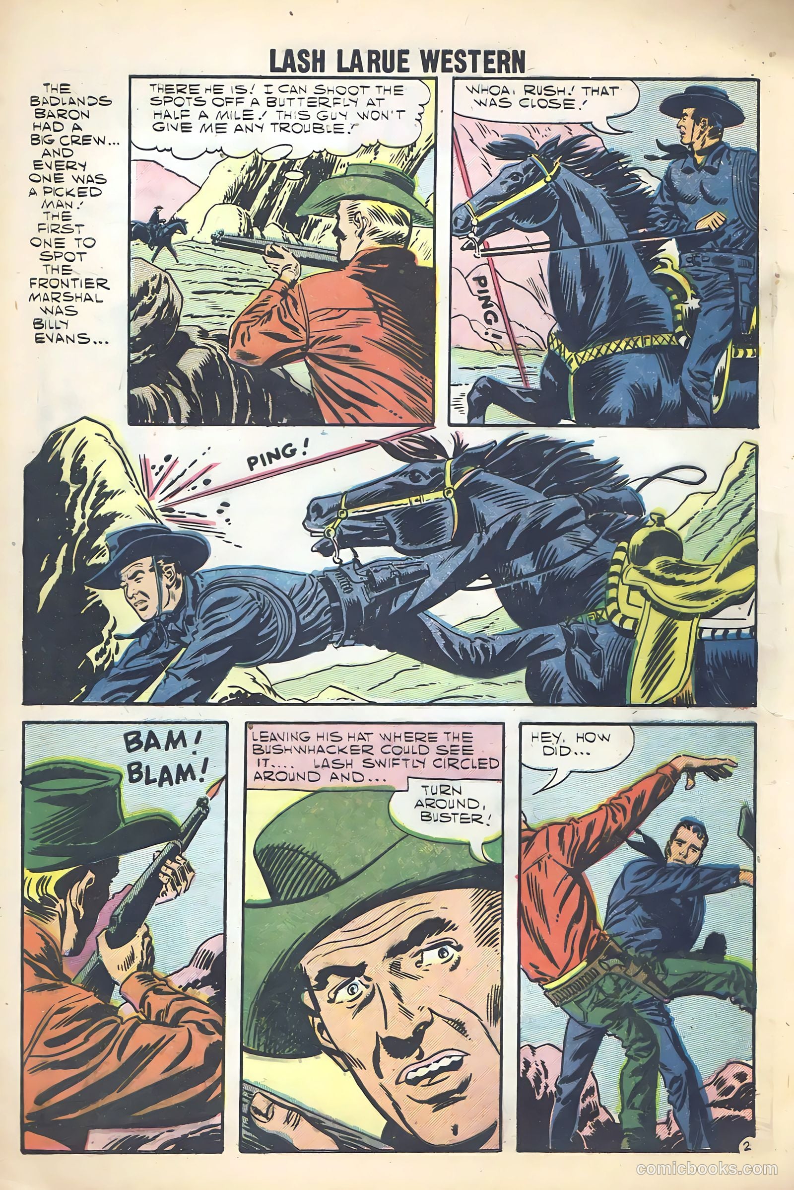 Lash Larue Western #68 (1958) — page 12 of 68