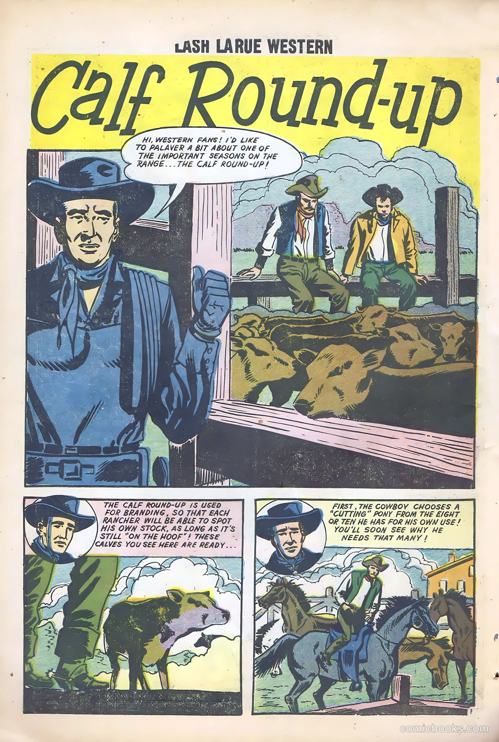 Lash Larue Western #68 (1958) — page 16 of 68