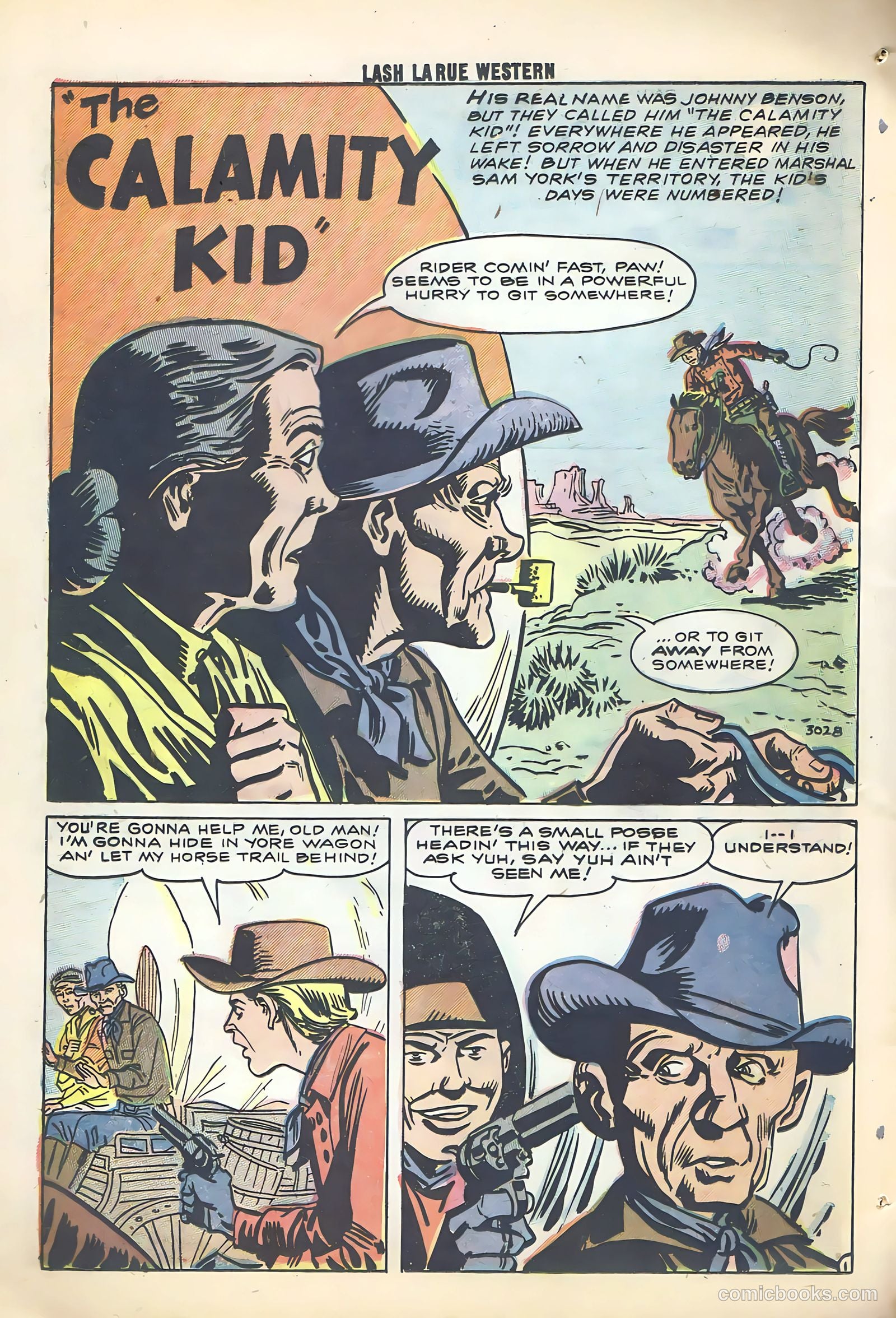 Lash Larue Western #68 (1958) — page 20 of 68