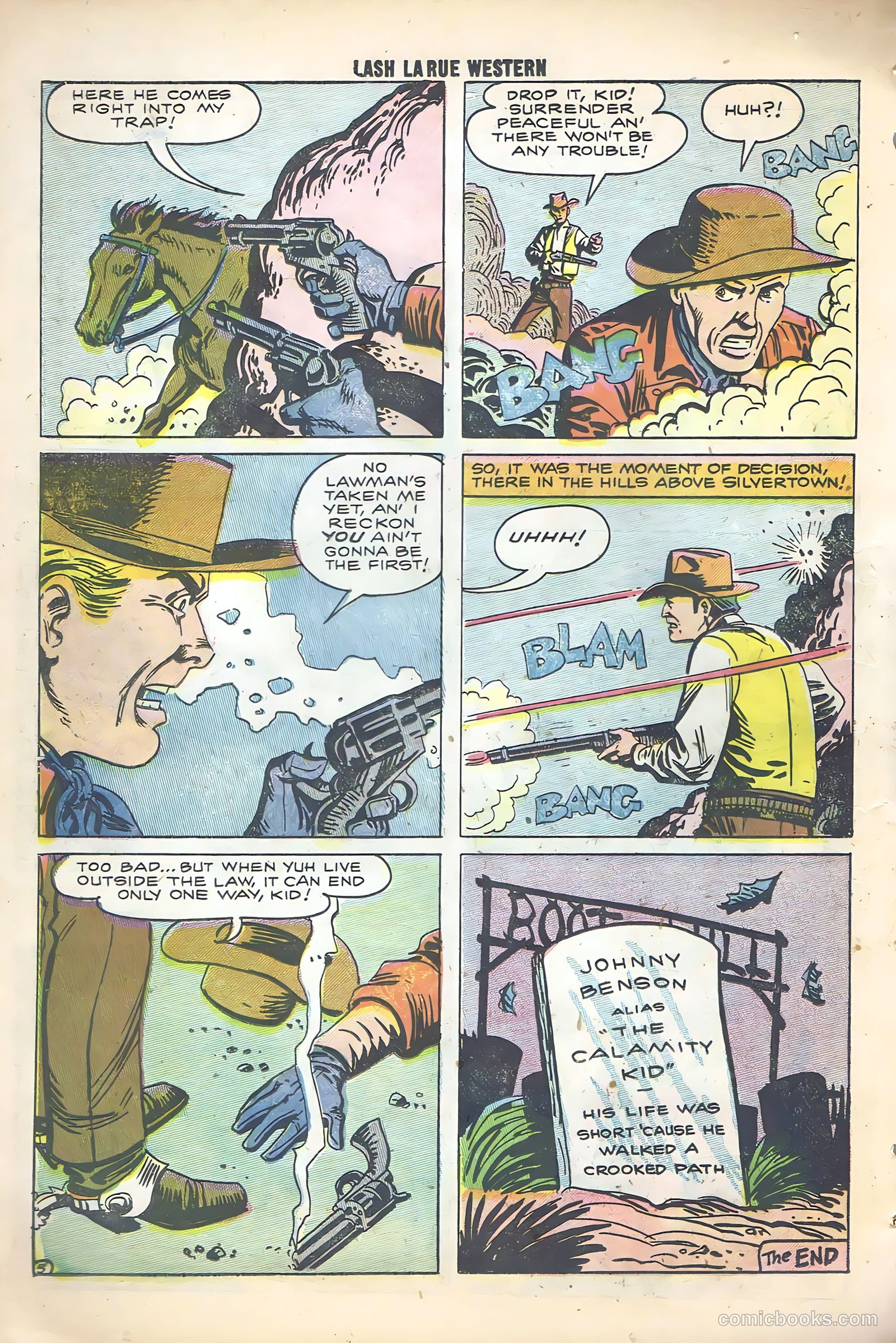Lash Larue Western #68 (1958) — page 24 of 68