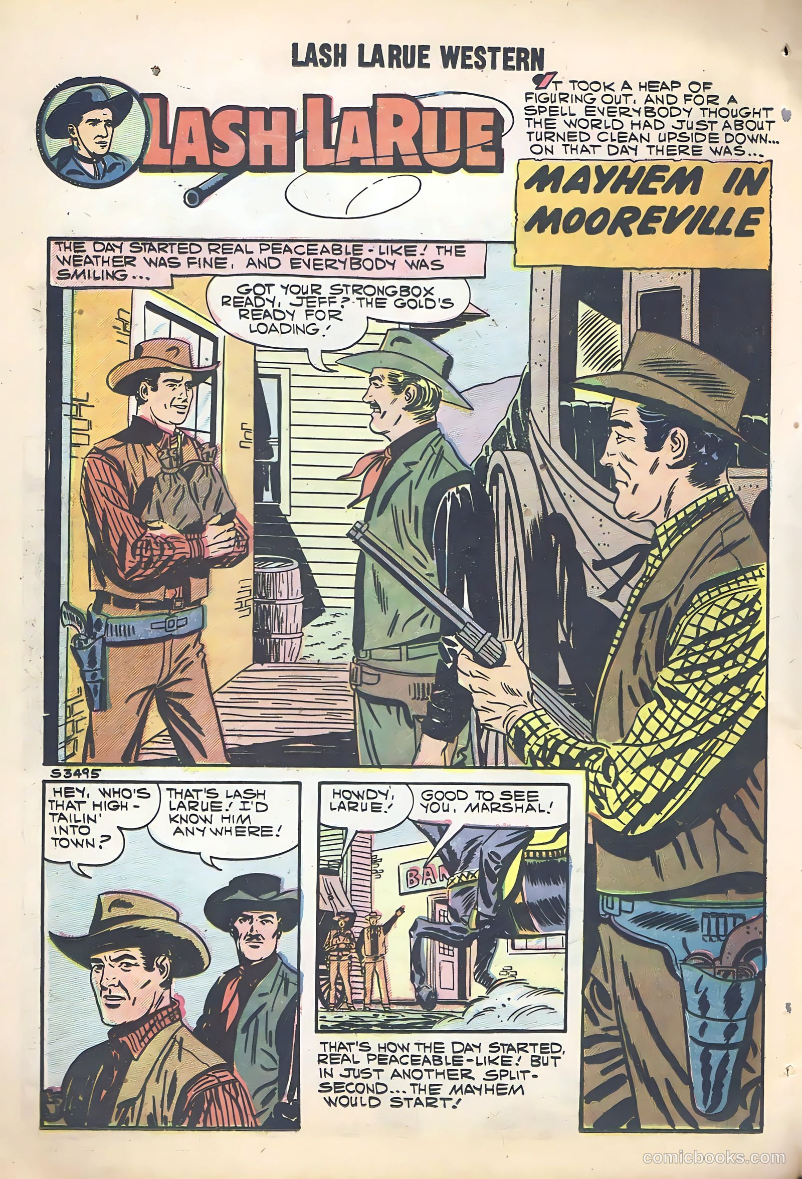 Lash Larue Western #68 (1958) — page 28 of 68