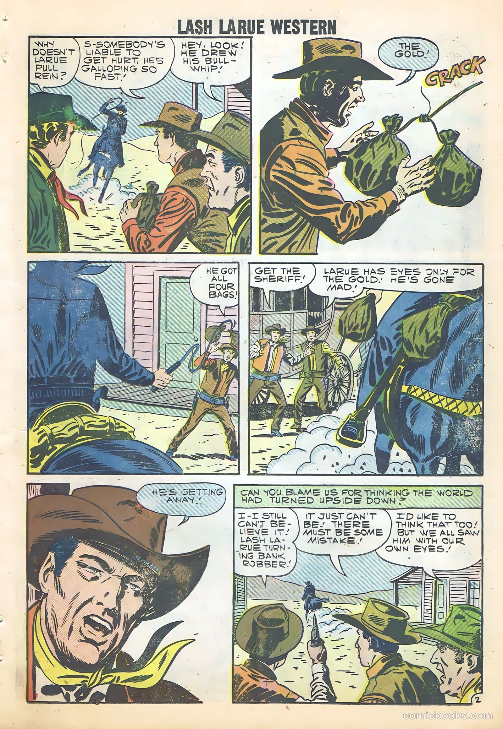 Lash Larue Western #68 (1958) — page 29 of 68