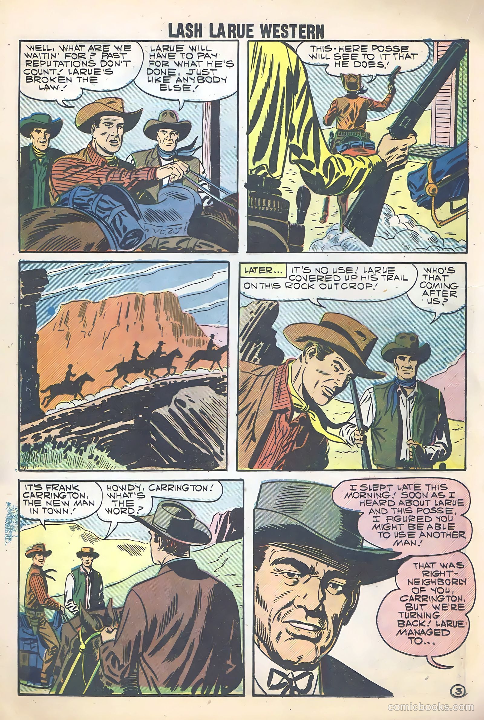 Lash Larue Western #68 (1958) — page 30 of 68