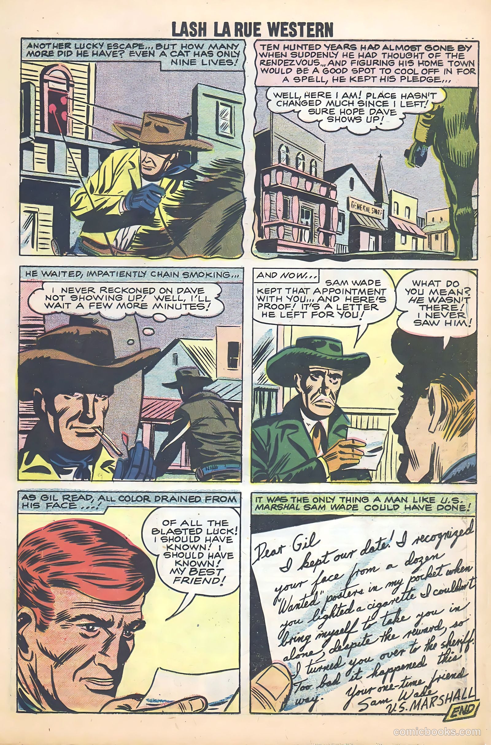 Lash Larue Western #68 (1958) — page 41 of 68