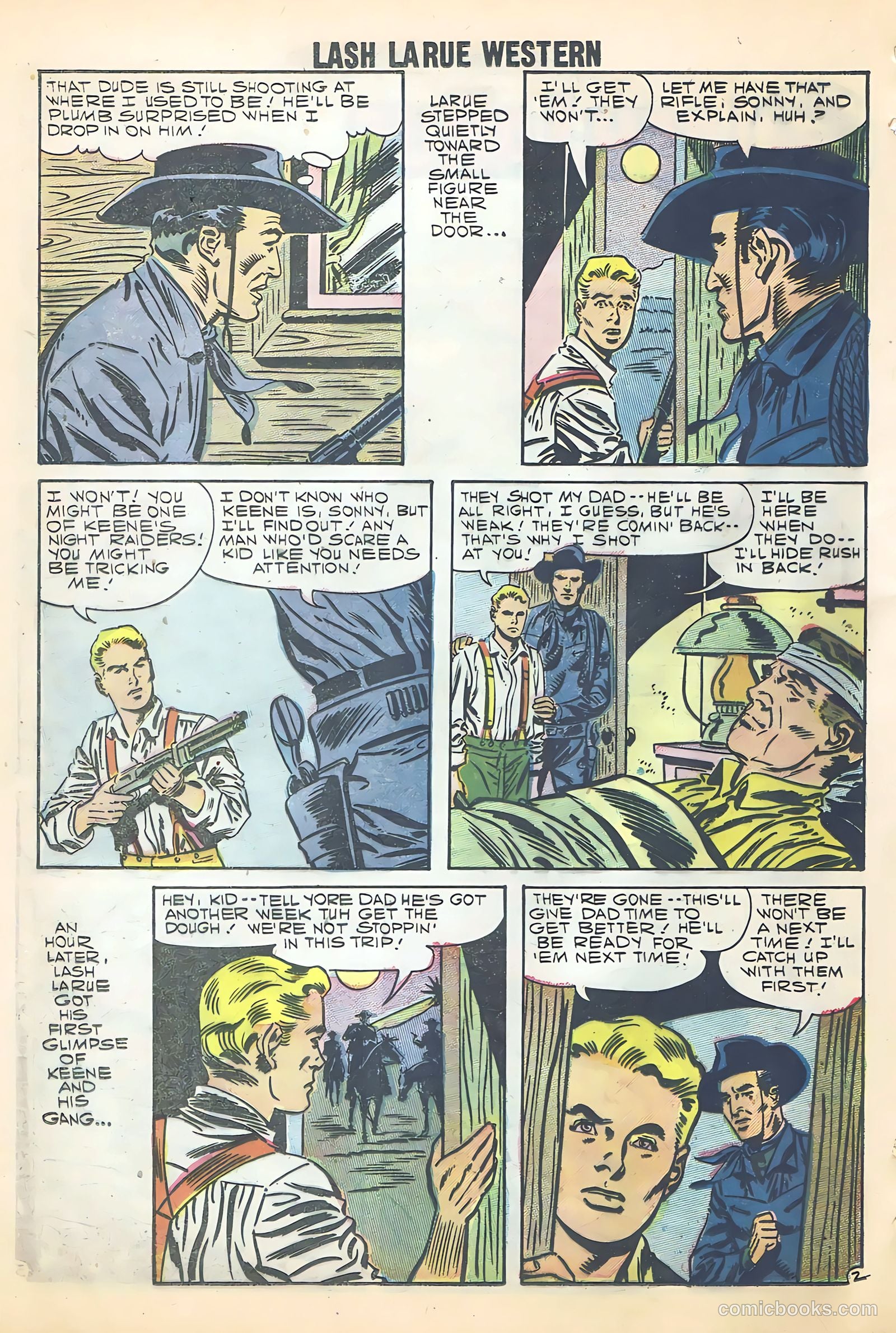 Lash Larue Western #68 (1958) — page 44 of 68