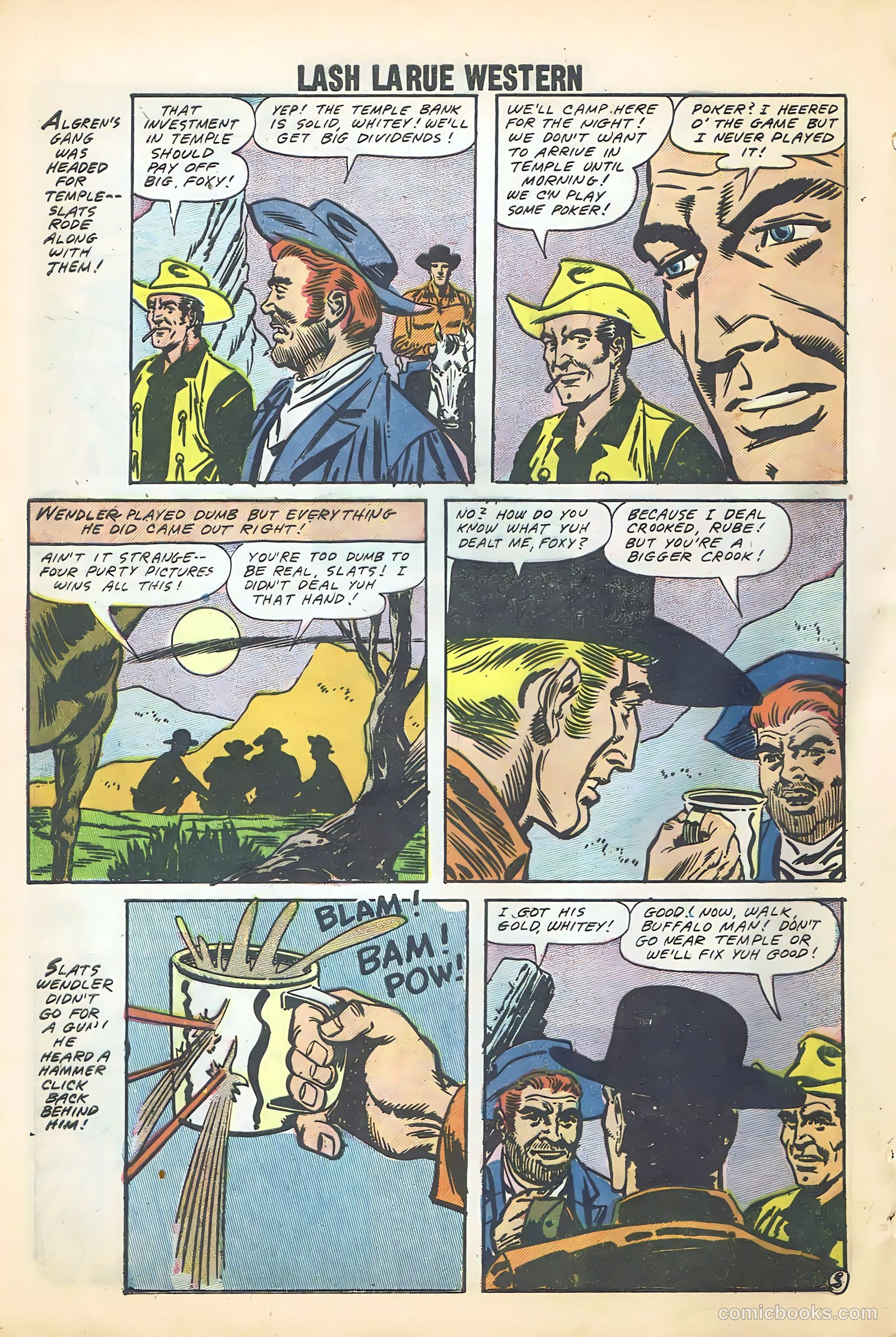 Lash Larue Western #68 (1958) — page 54 of 68