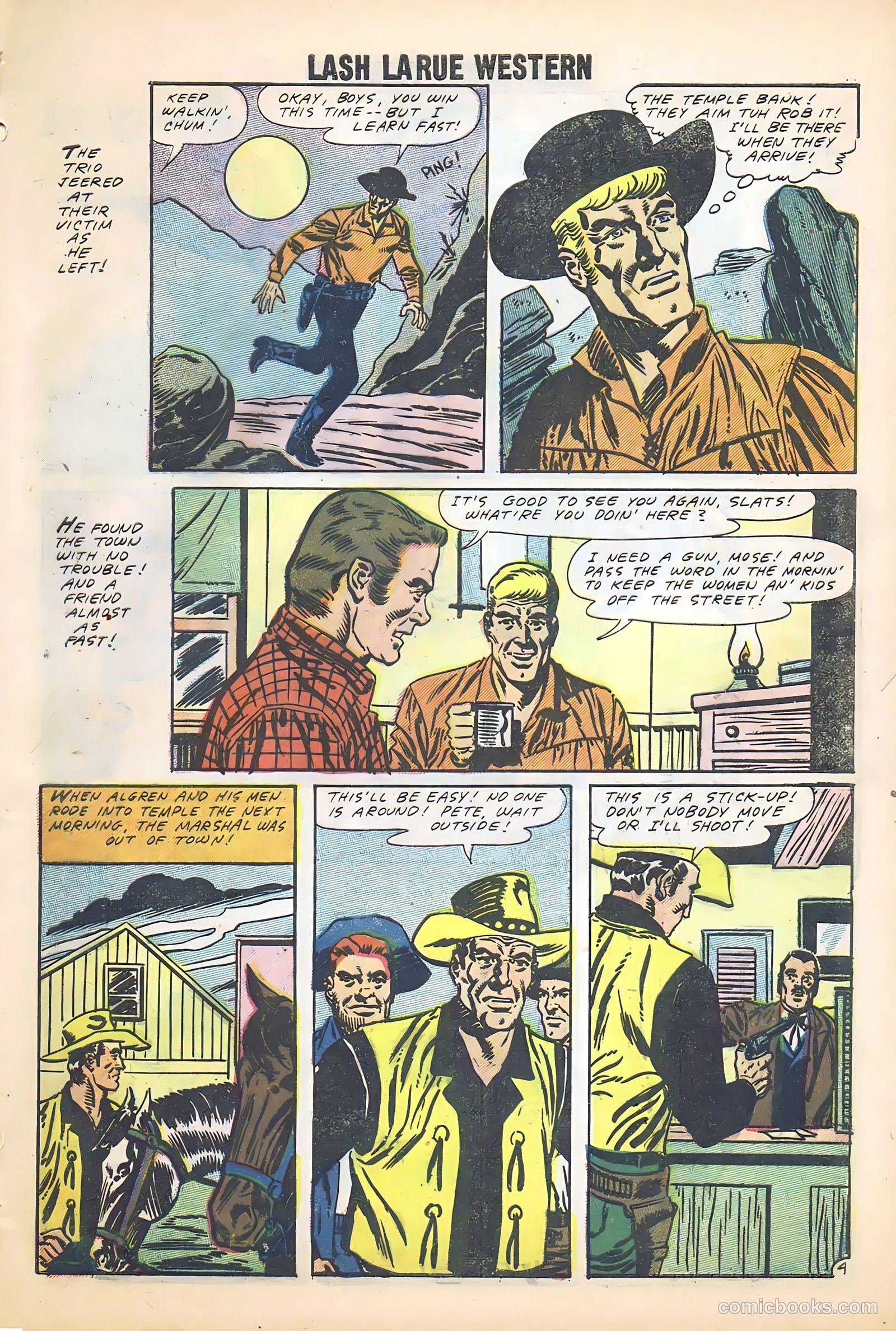 Lash Larue Western #68 (1958) — page 55 of 68