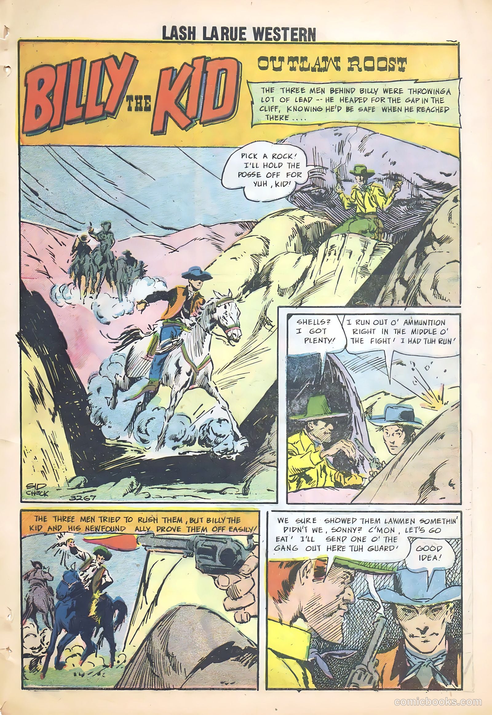 Lash Larue Western #68 (1958) — page 57 of 68