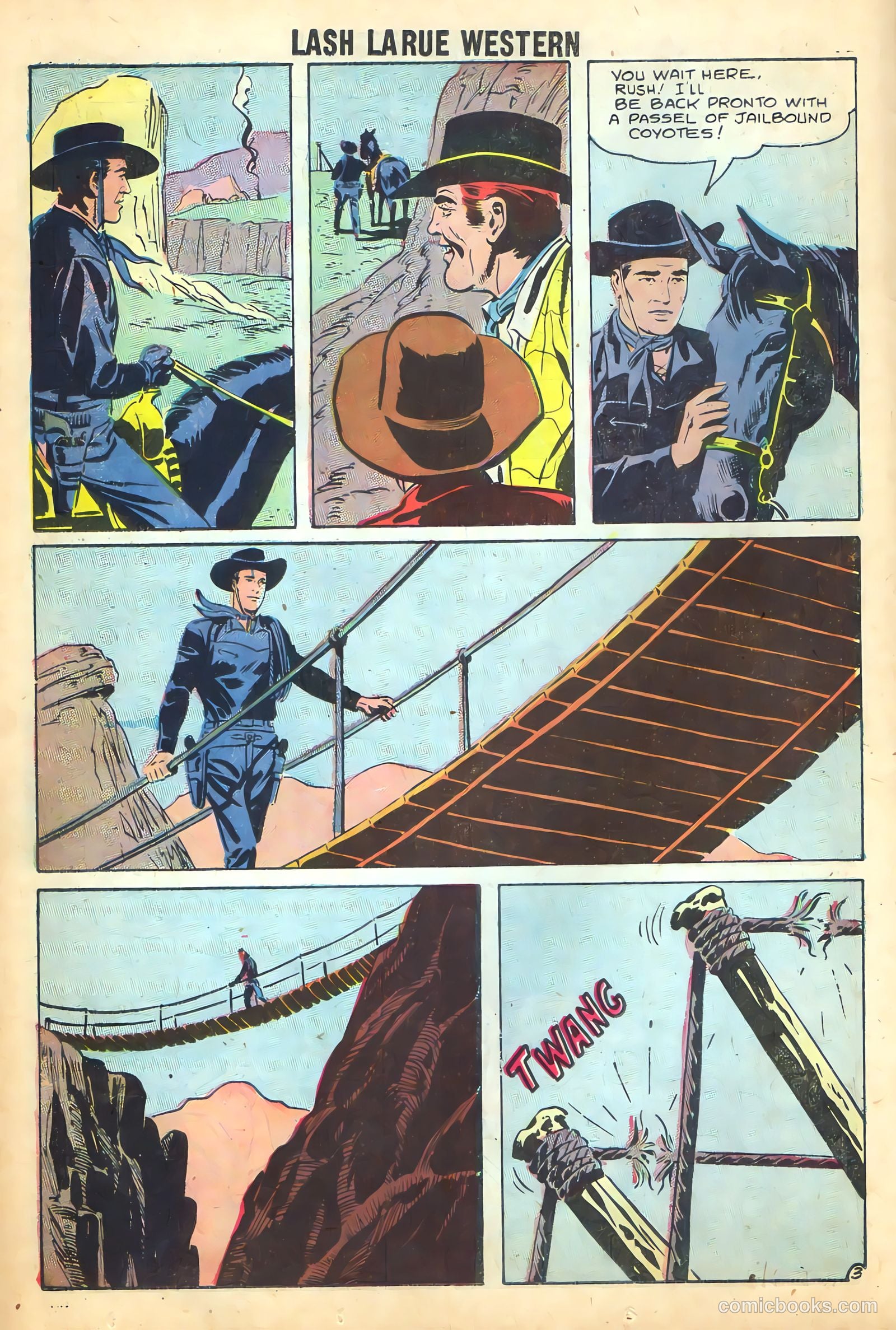 Lash Larue Western #71 (1959) — page 15 of 37