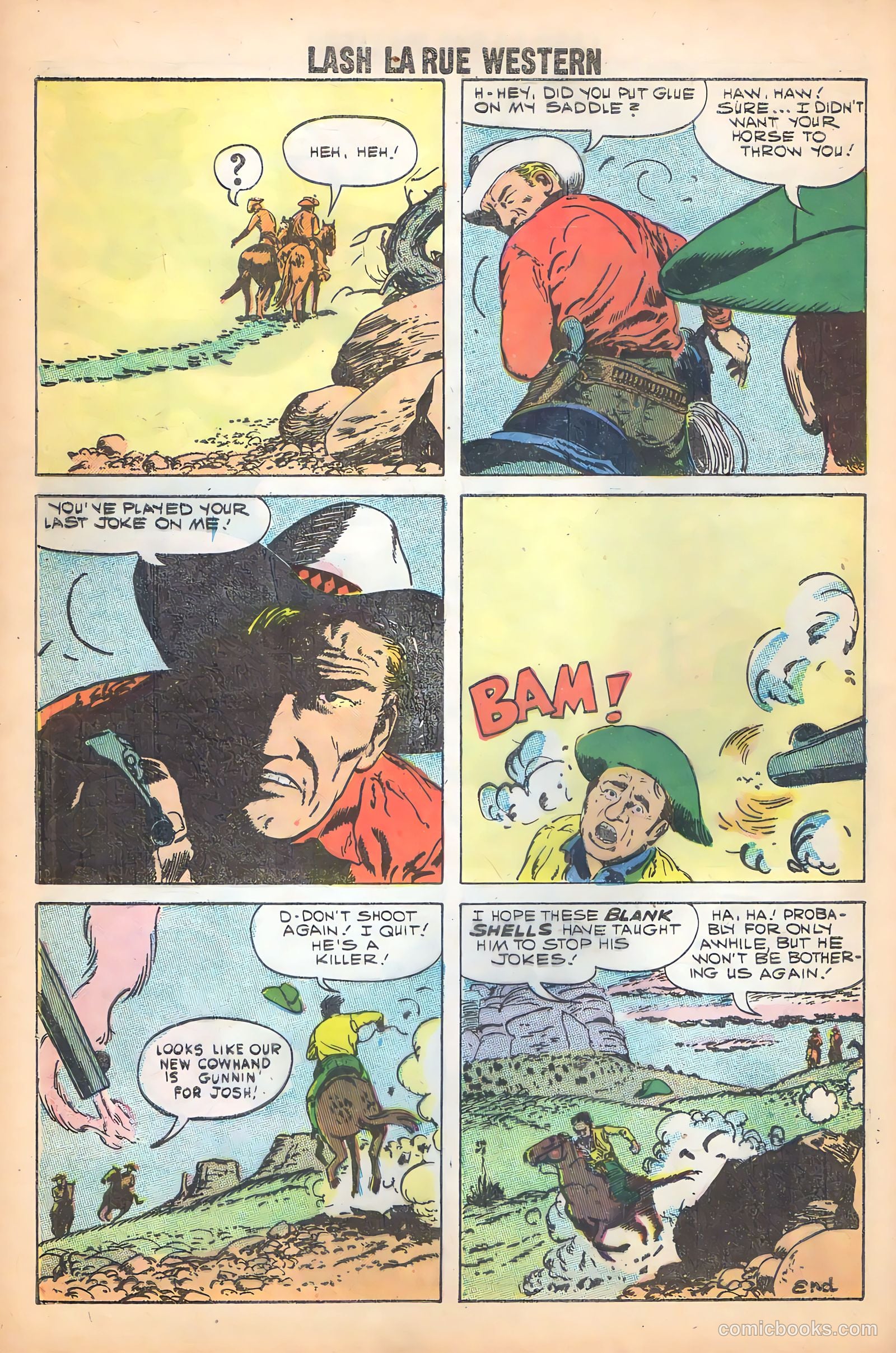 Lash Larue Western #71 (1959) — page 29 of 37