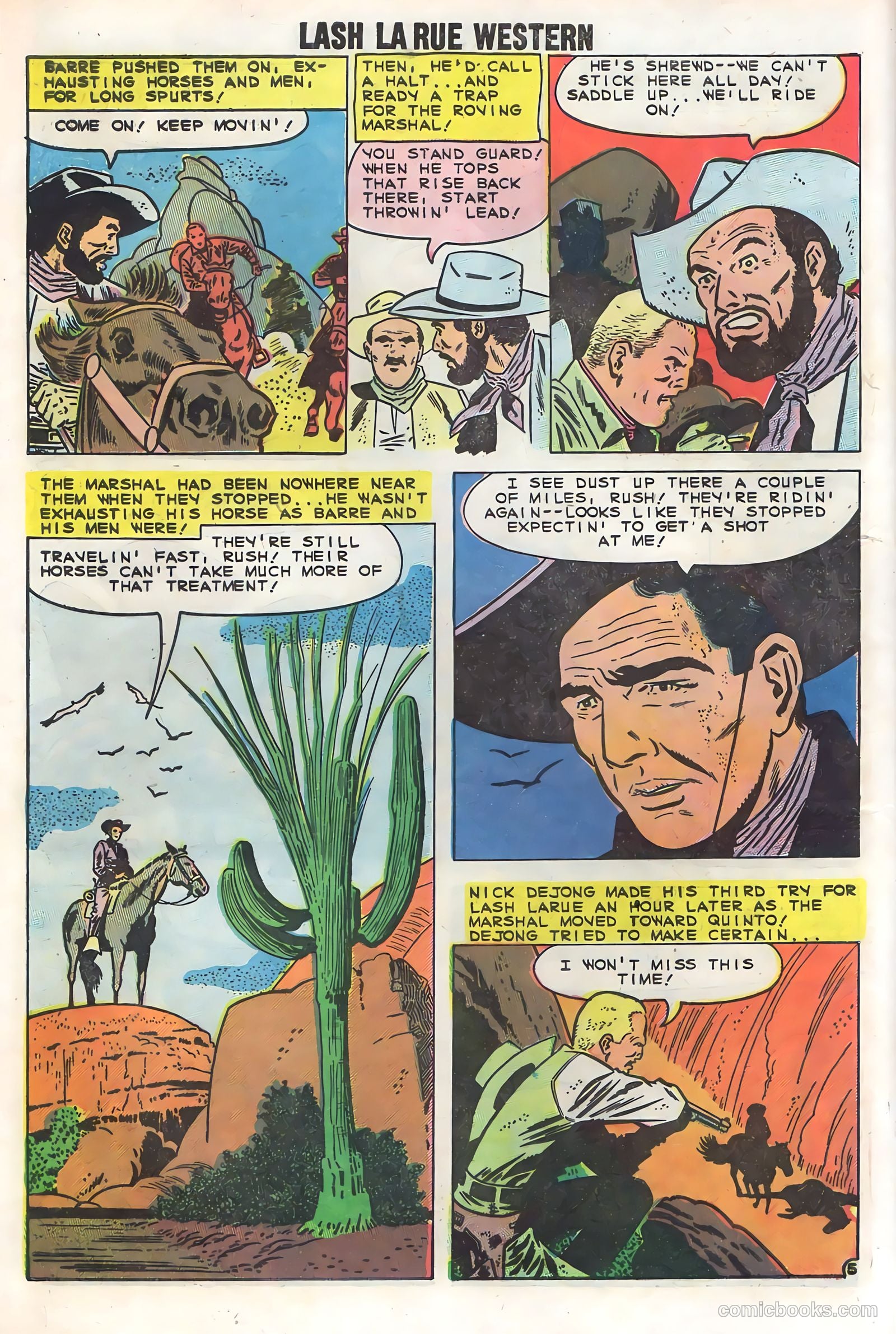 Lash Larue Western #73 (1959) — page 8 of 37