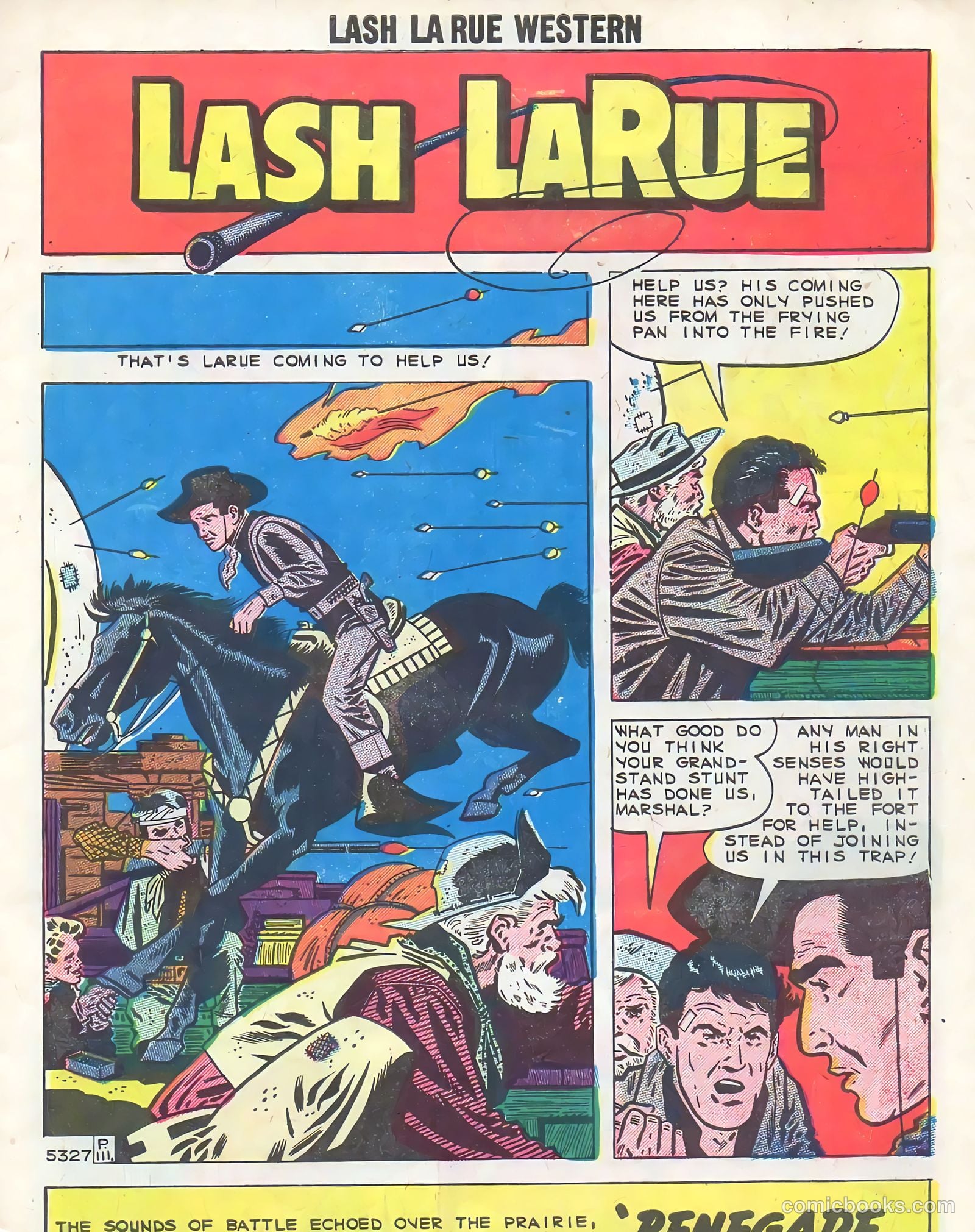 Lash Larue Western #74 (1959) — page 3 of 36