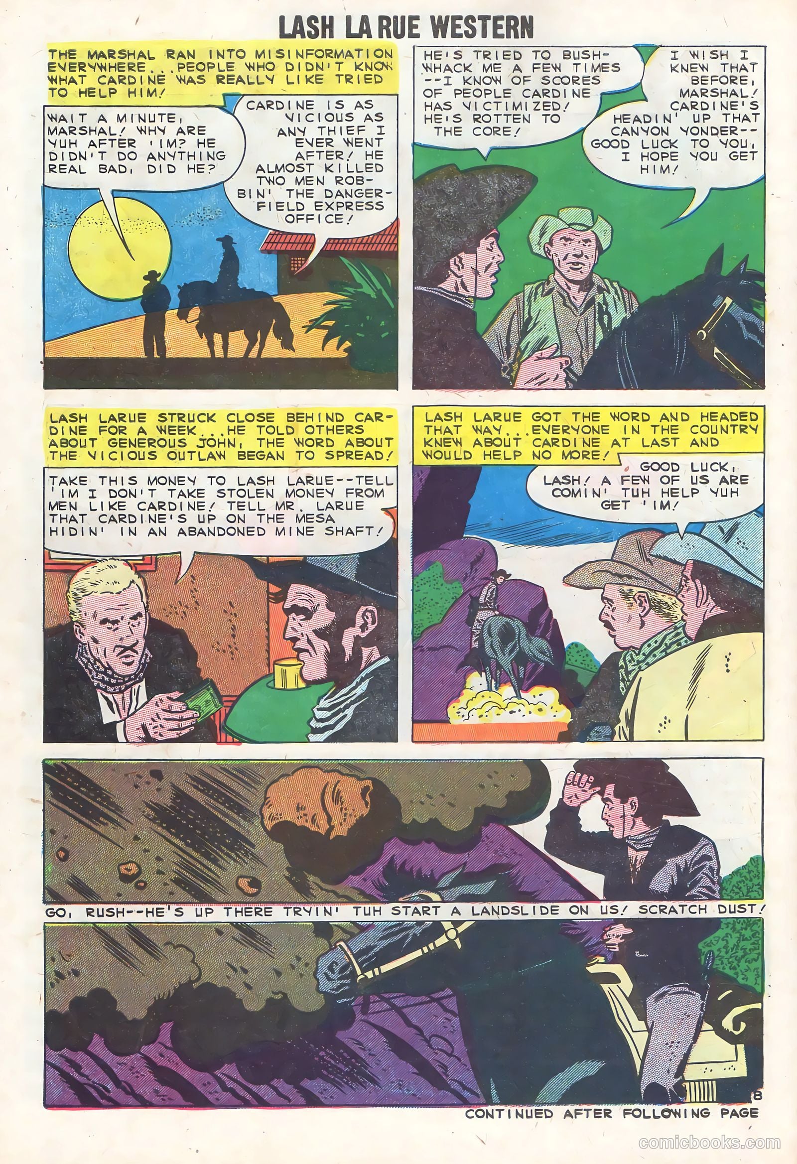 Lash Larue Western #74 (1959) — page 30 of 36