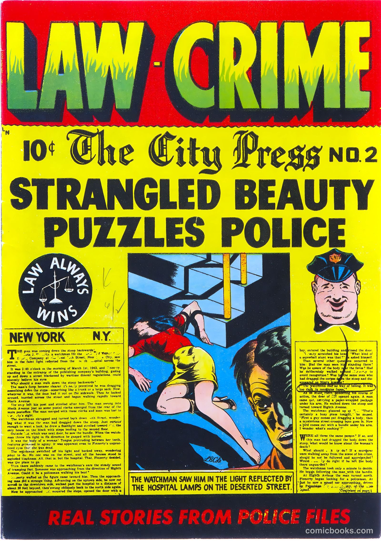 Law Against Crime #2 cover