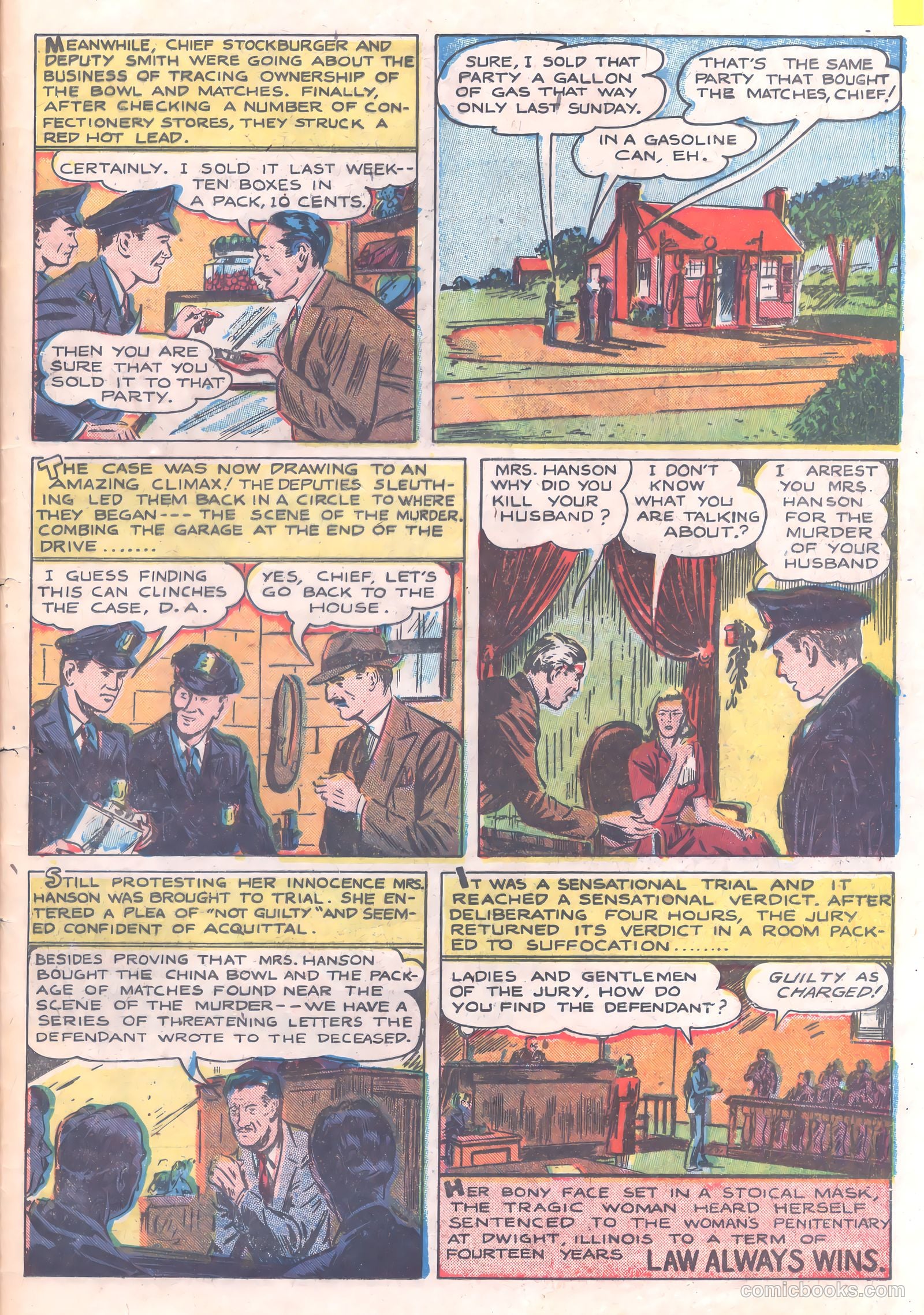 Law Against Crime #2 (1948) — page 33 of 37