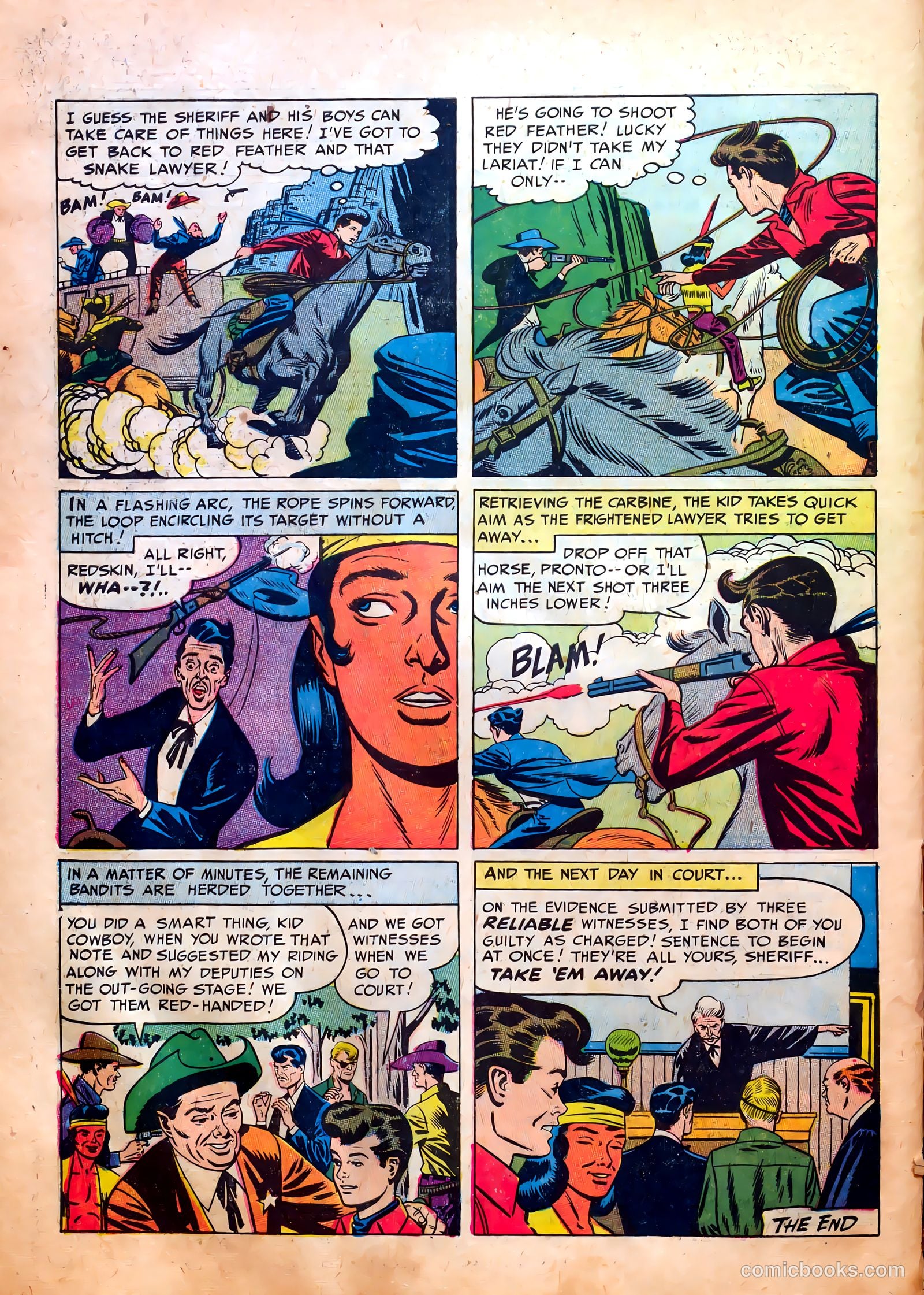 Approved Comics #4 (1954) — page 34 of 37