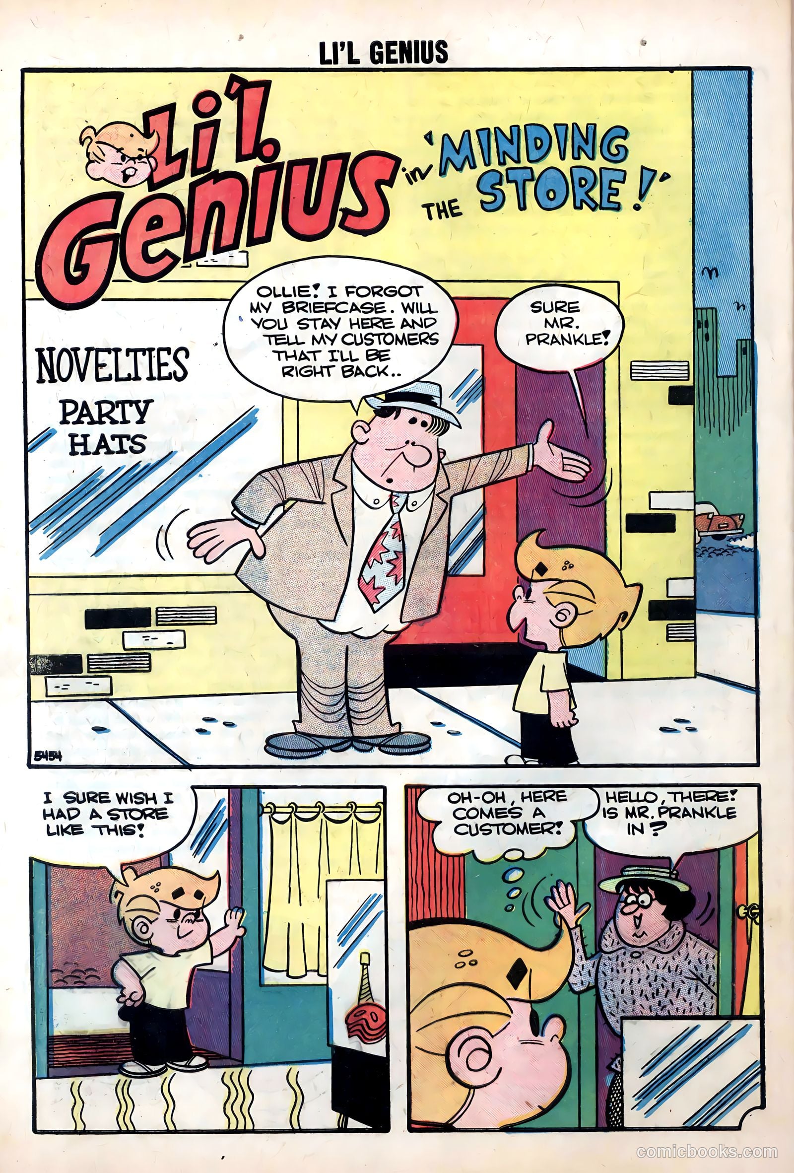 Li'l Genius #4 (1959) — page 28 of 36