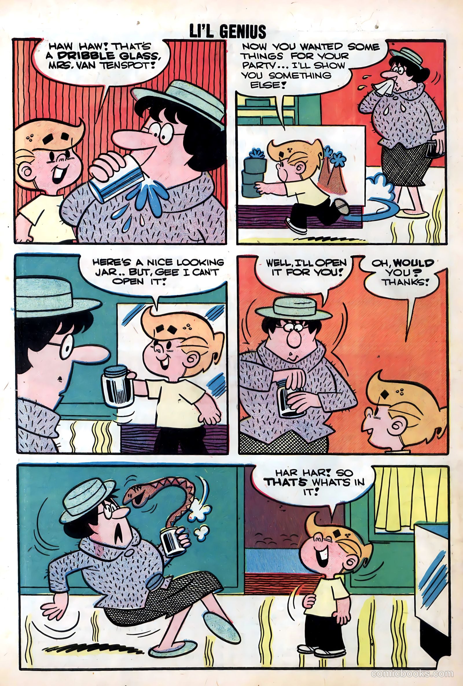 Li'l Genius #4 (1959) — page 32 of 36