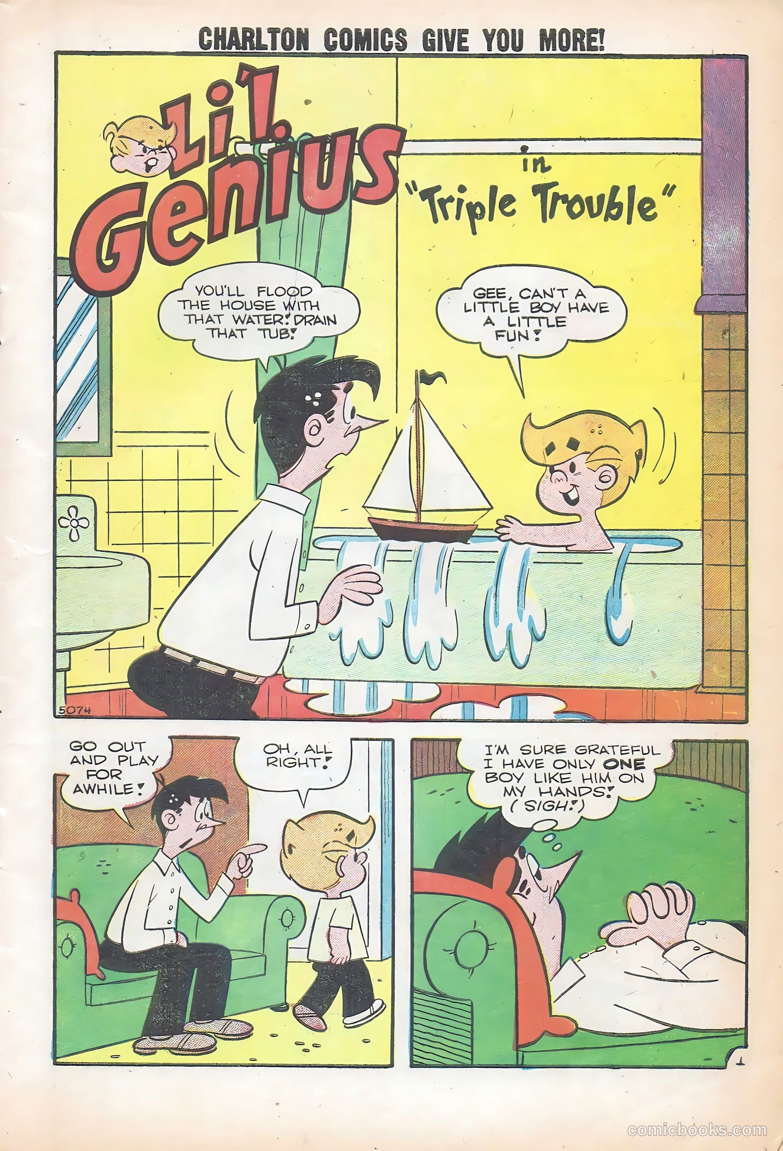 Li'l Genius #5 (1959) — page 3 of 36