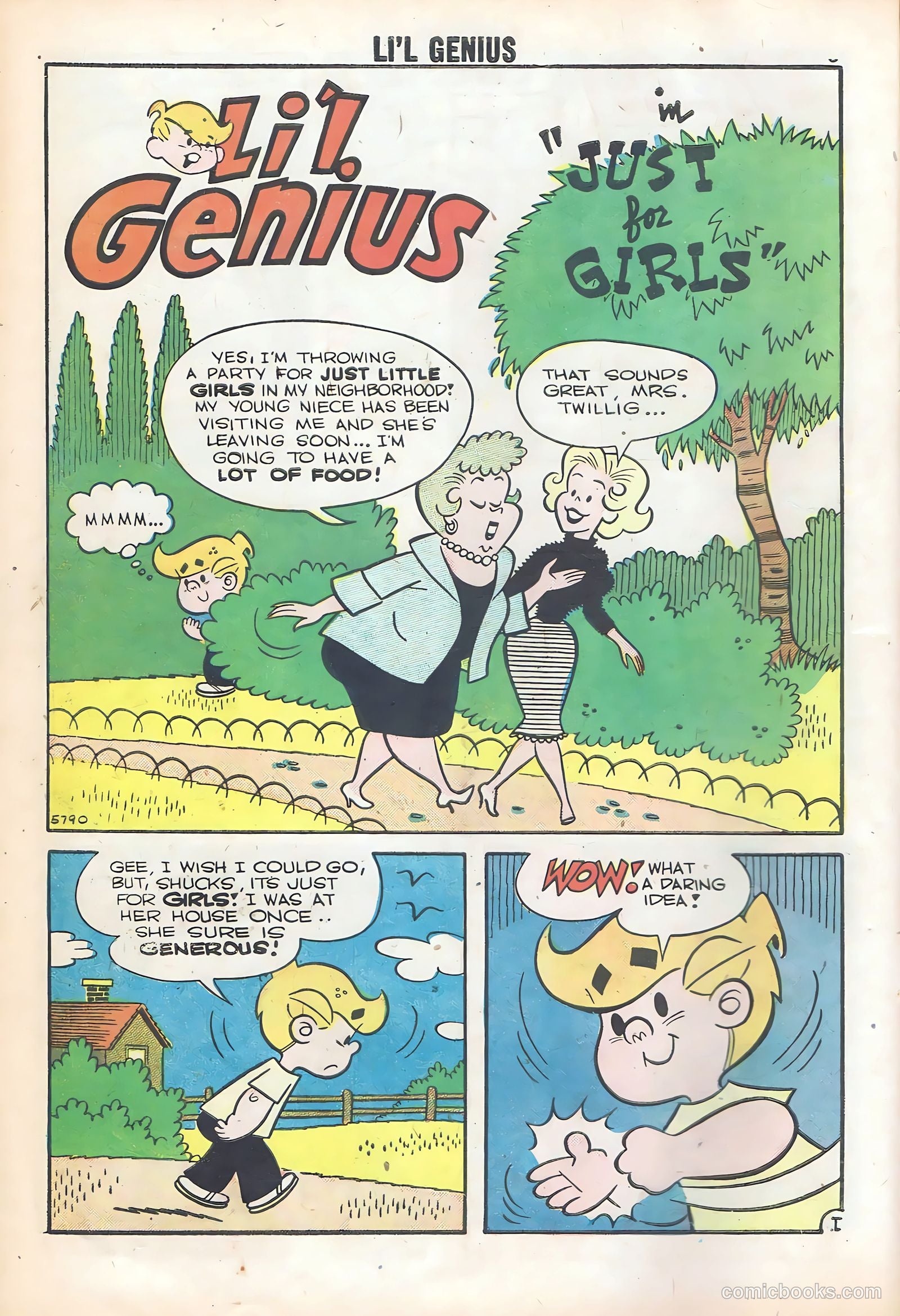 Li'l Genius #5 (1959) — page 10 of 36