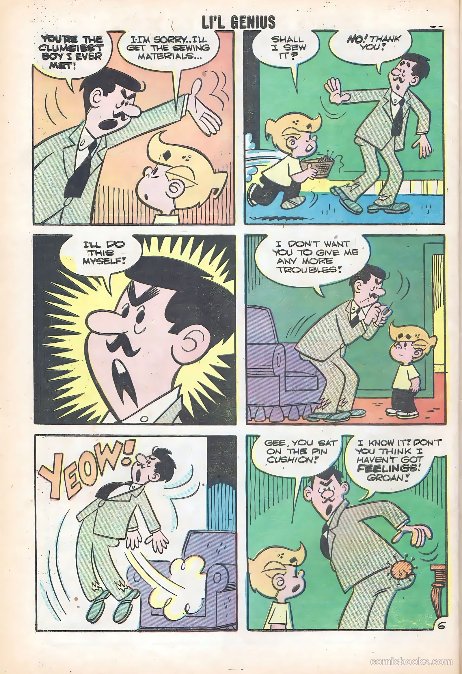 Li'l Genius #5 (1959) — page 32 of 36
