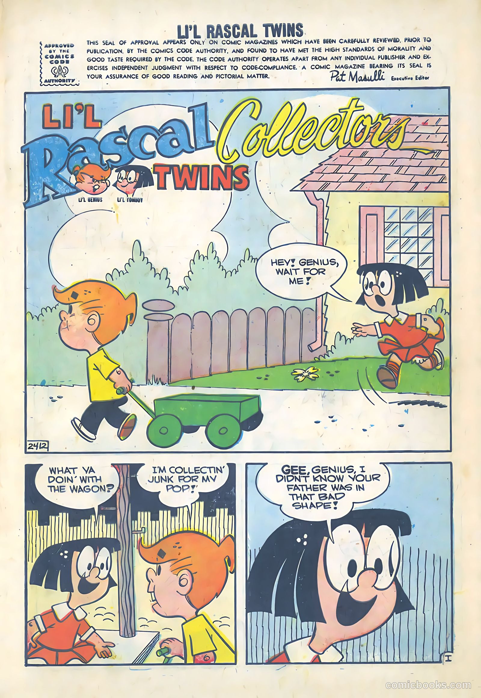Li'l Rascal Twins #8 (1958) — page 3 of 35
