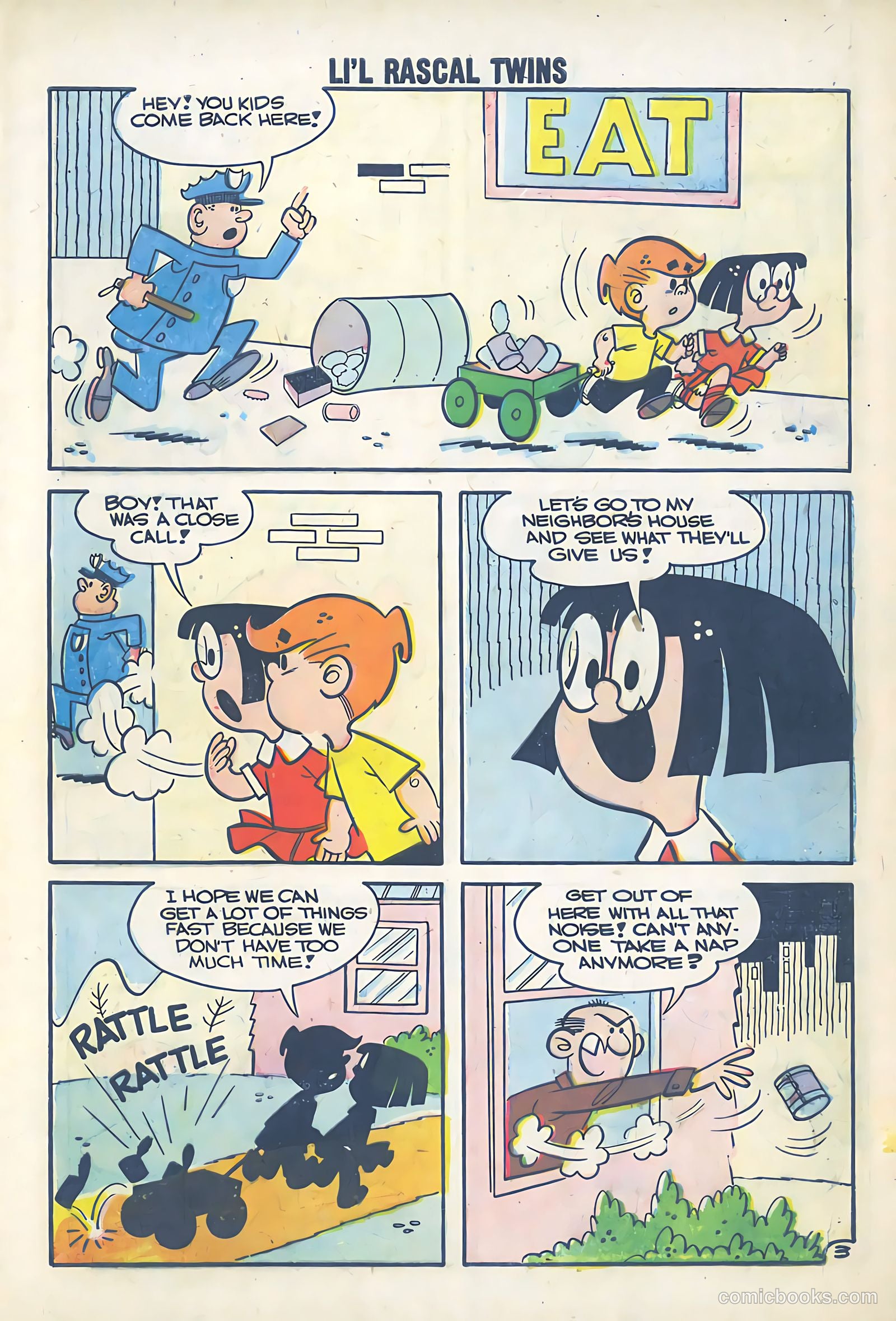 Li'l Rascal Twins #8 (1958) — page 5 of 35