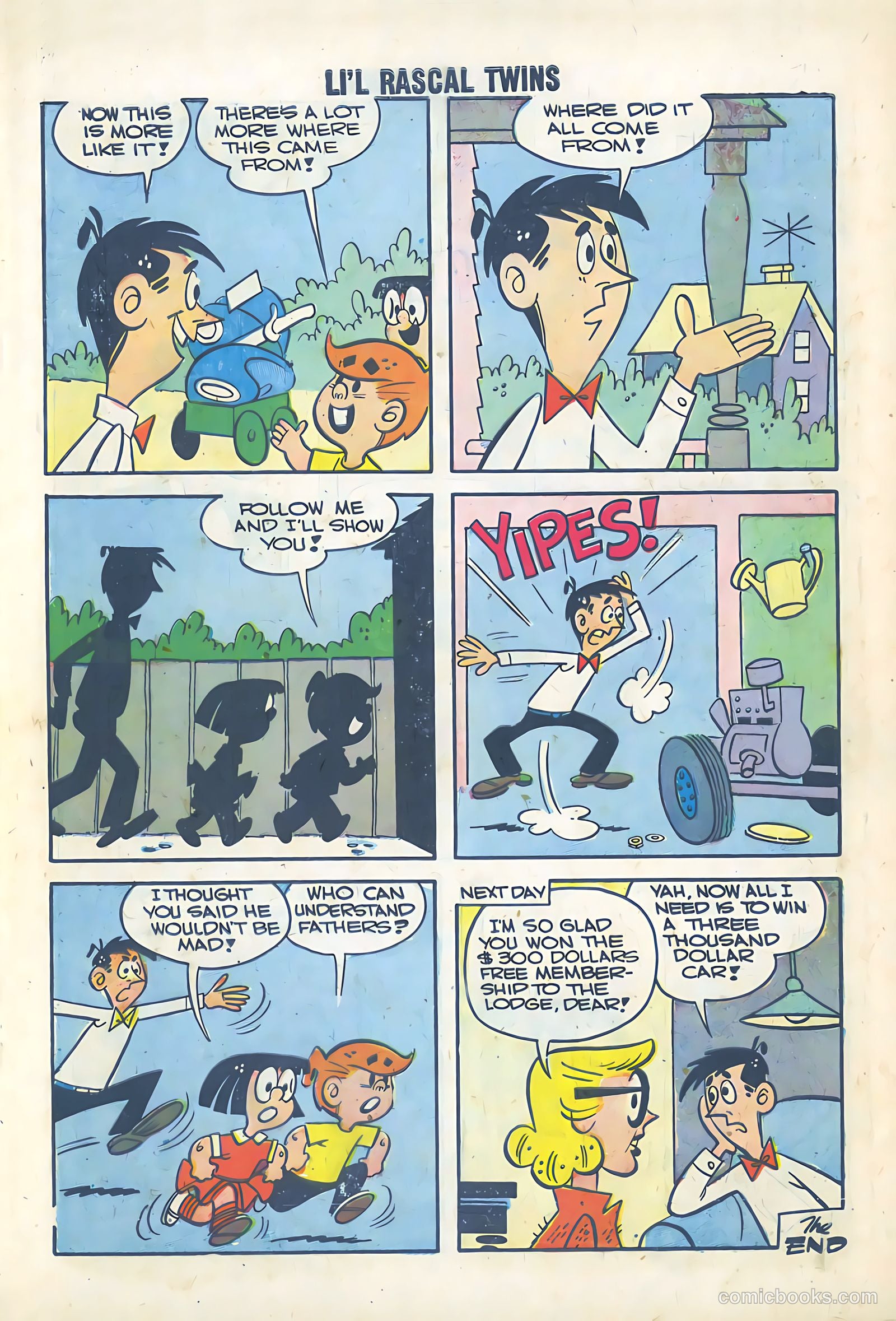 Li'l Rascal Twins #8 (1958) — page 7 of 35