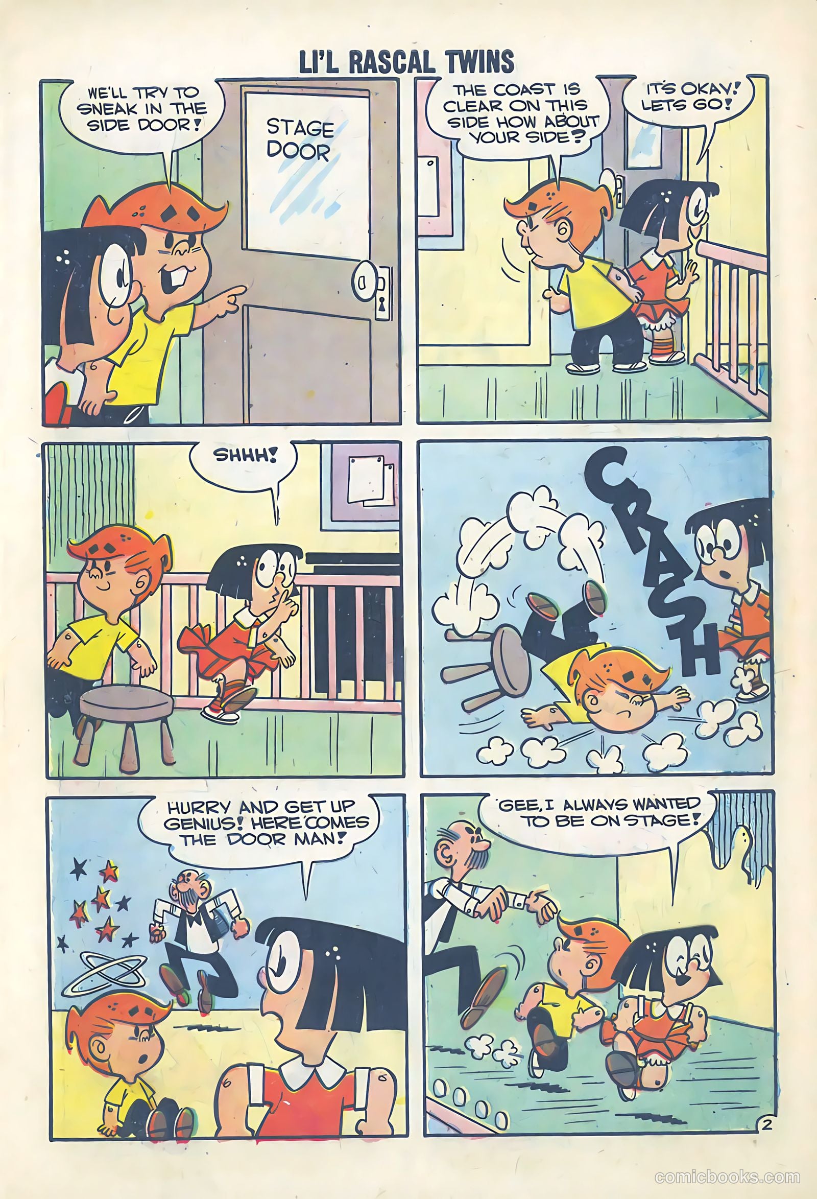 Li'l Rascal Twins #8 (1958) — page 9 of 35