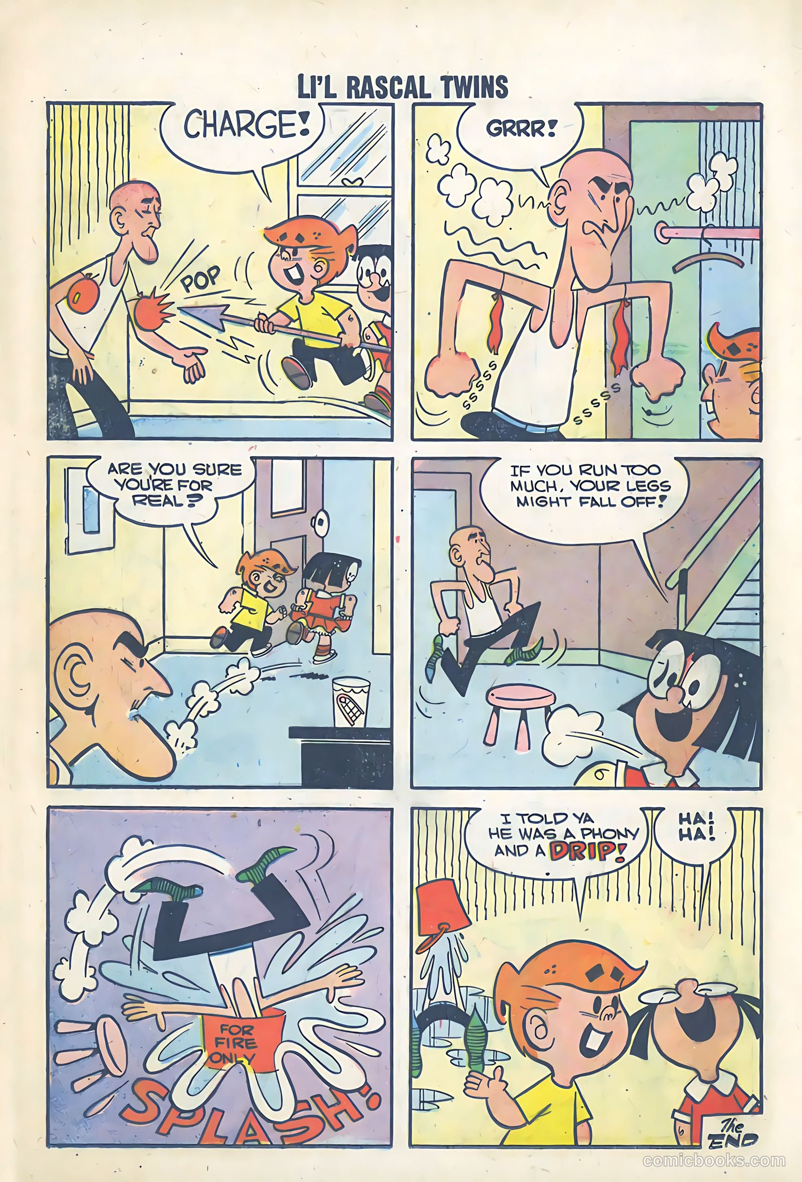 Li'l Rascal Twins #8 (1958) — page 12 of 35