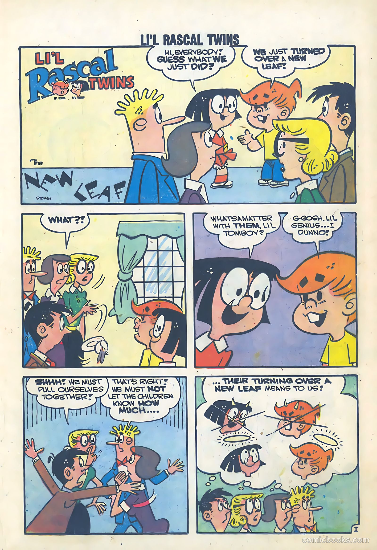 Li'l Rascal Twins #8 (1958) — page 13 of 35