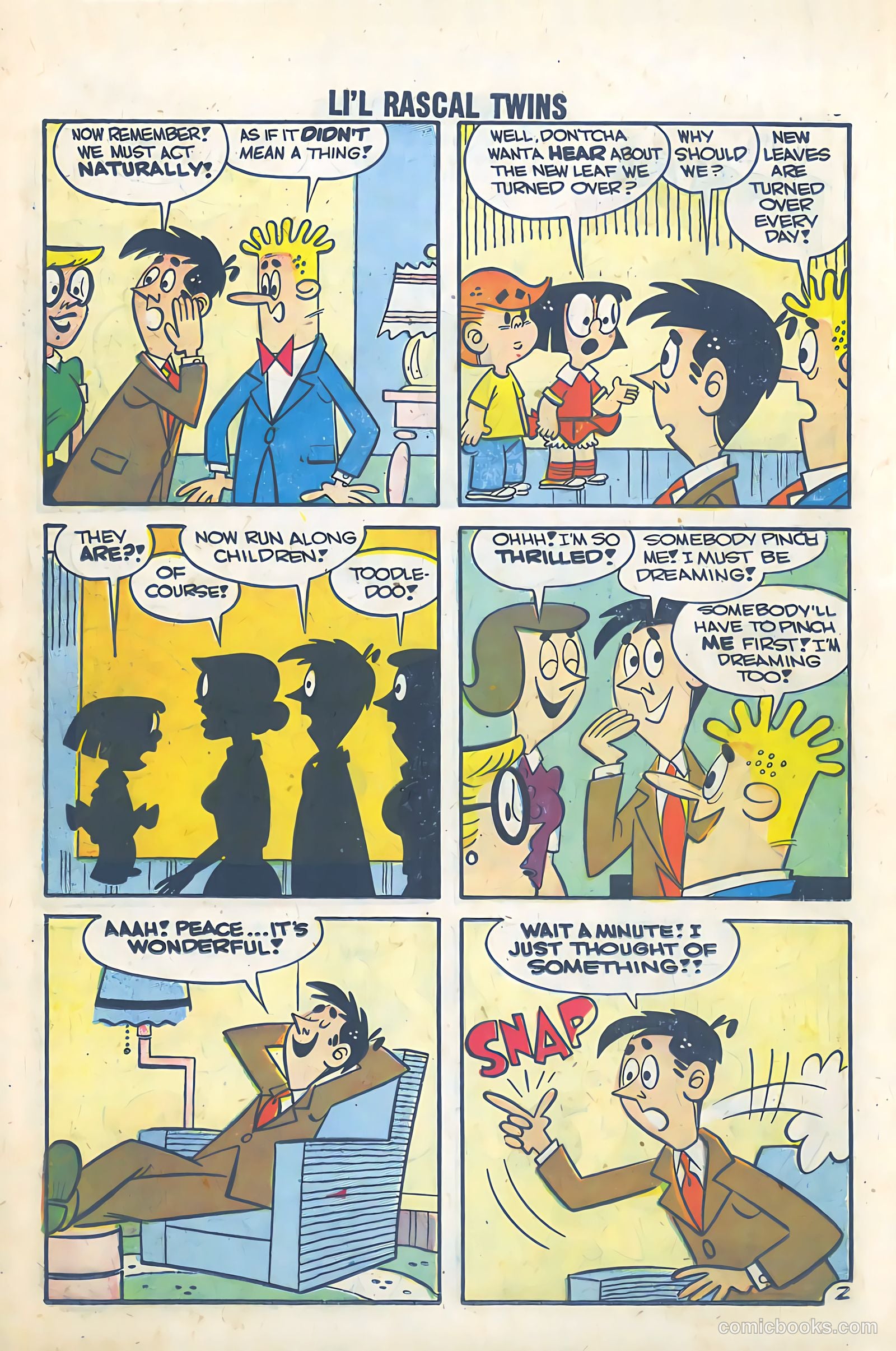 Li'l Rascal Twins #8 (1958) — page 14 of 35