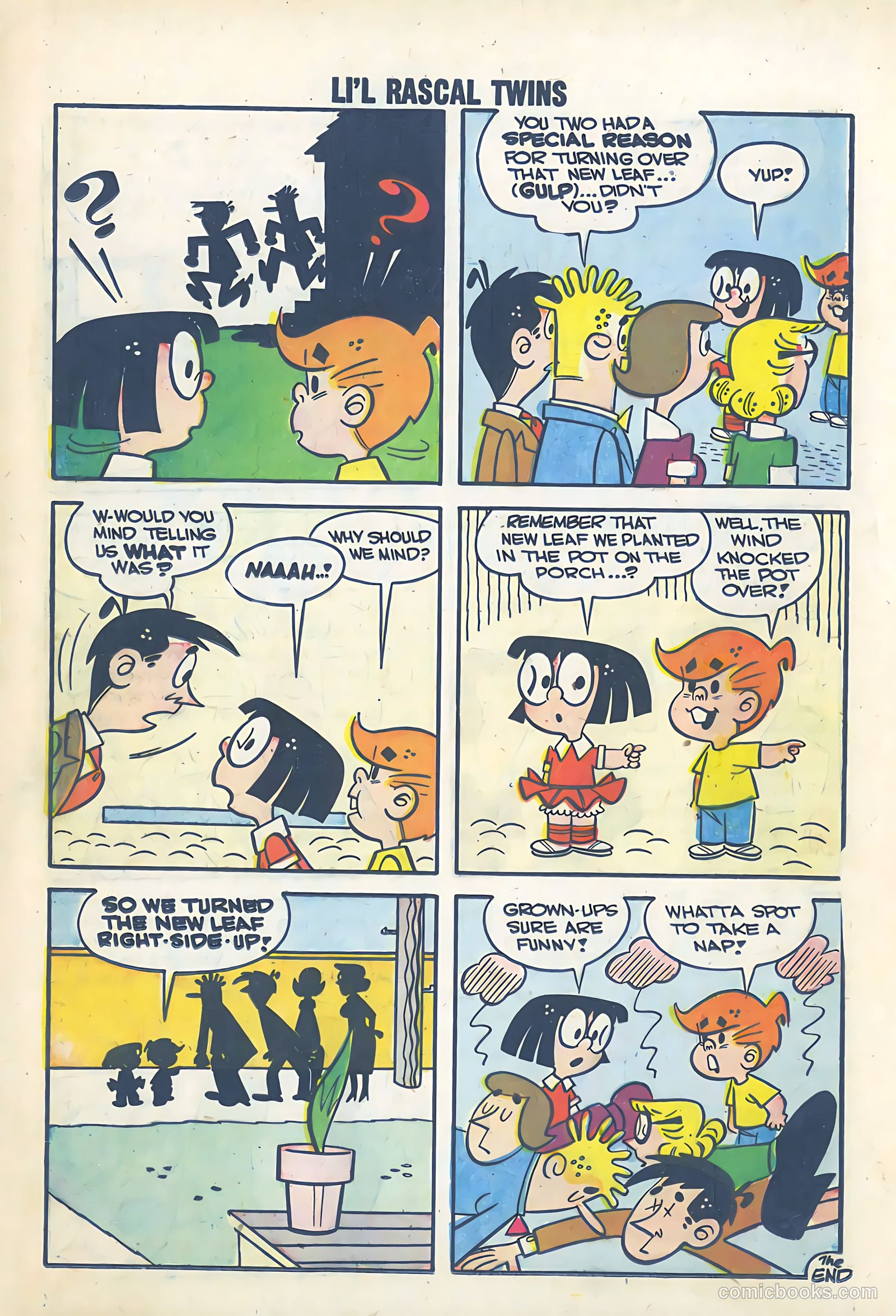 Li'l Rascal Twins #8 (1958) — page 16 of 35