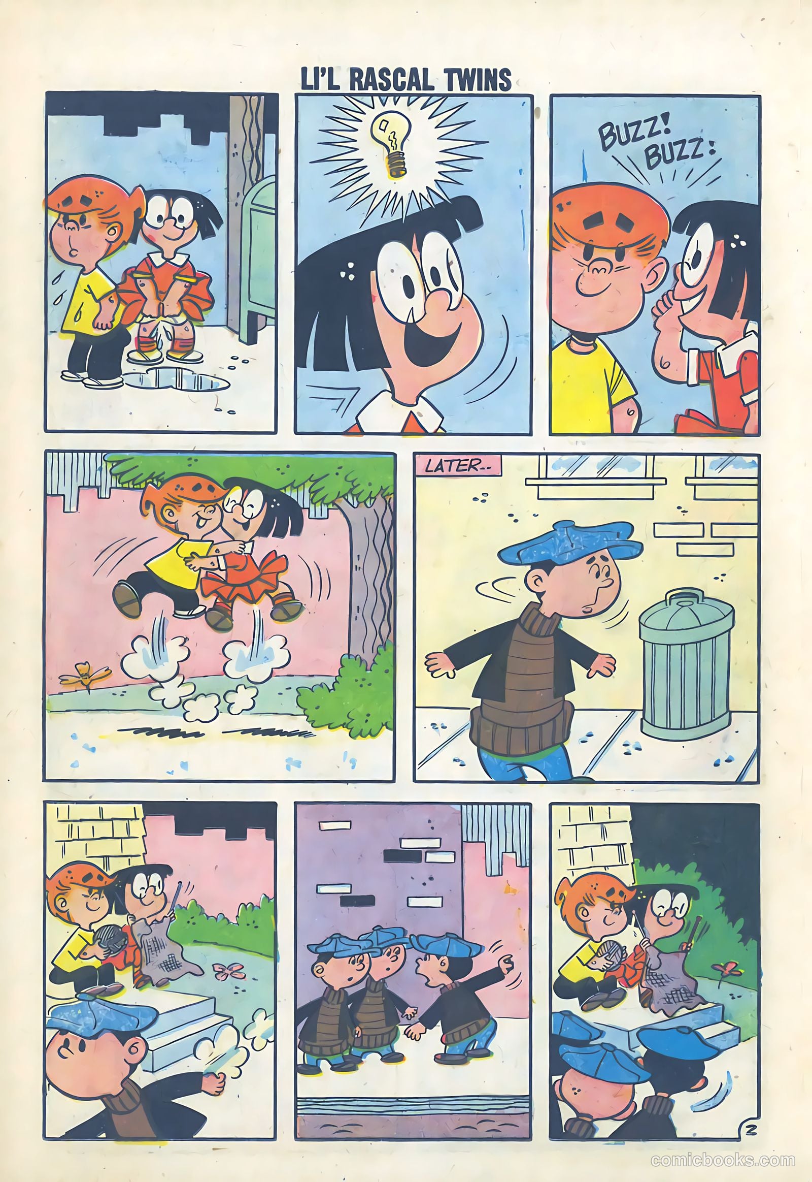 Li'l Rascal Twins #8 (1958) — page 19 of 35