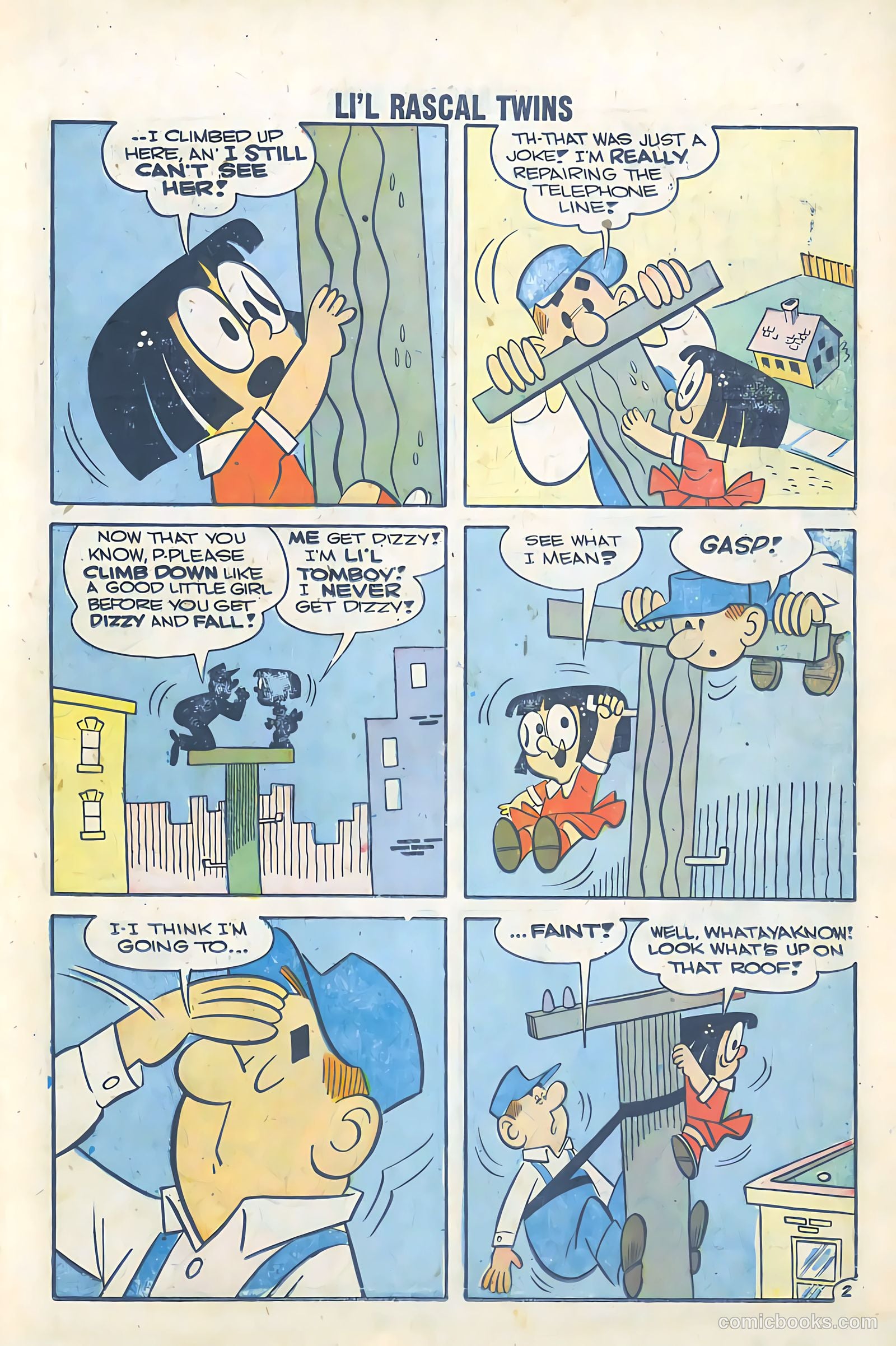 Li'l Rascal Twins #8 (1958) — page 22 of 35