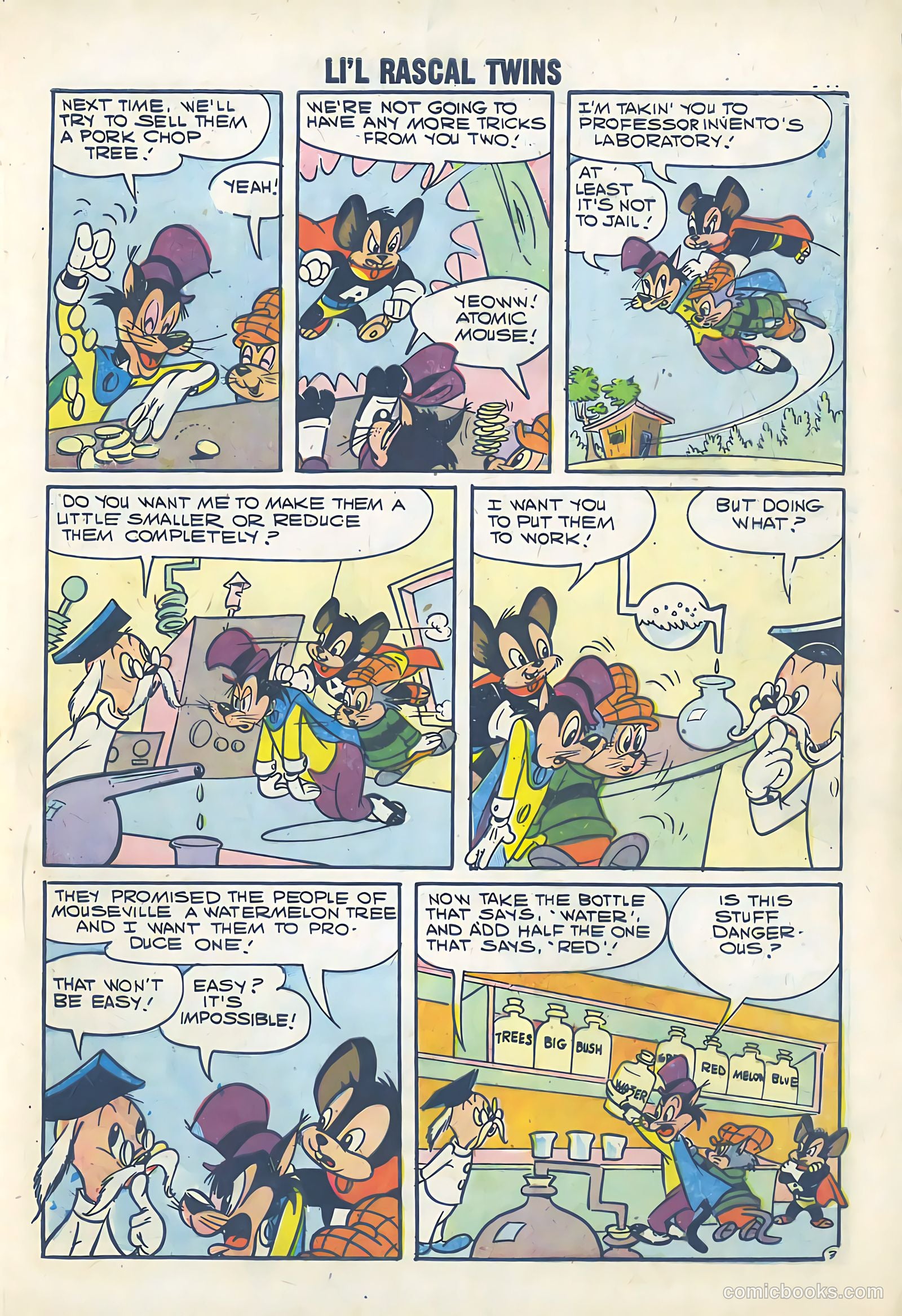 Li'l Rascal Twins #8 (1958) — page 28 of 35