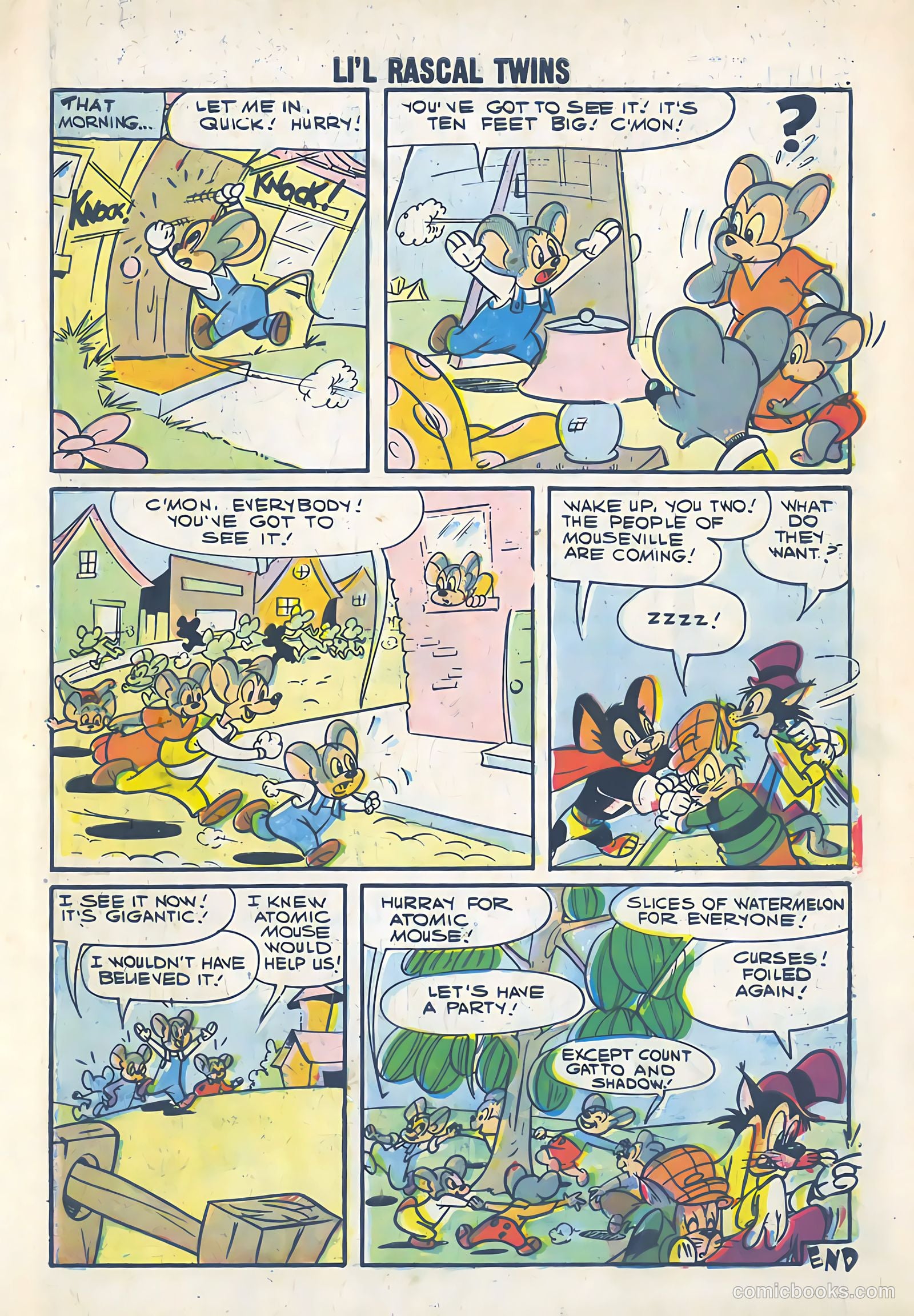 Li'l Rascal Twins #8 (1958) — page 30 of 35