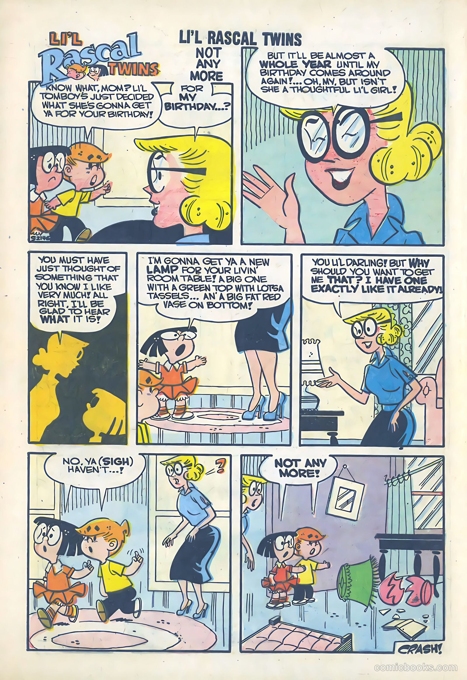 Li'l Rascal Twins #8 (1958) — page 31 of 35