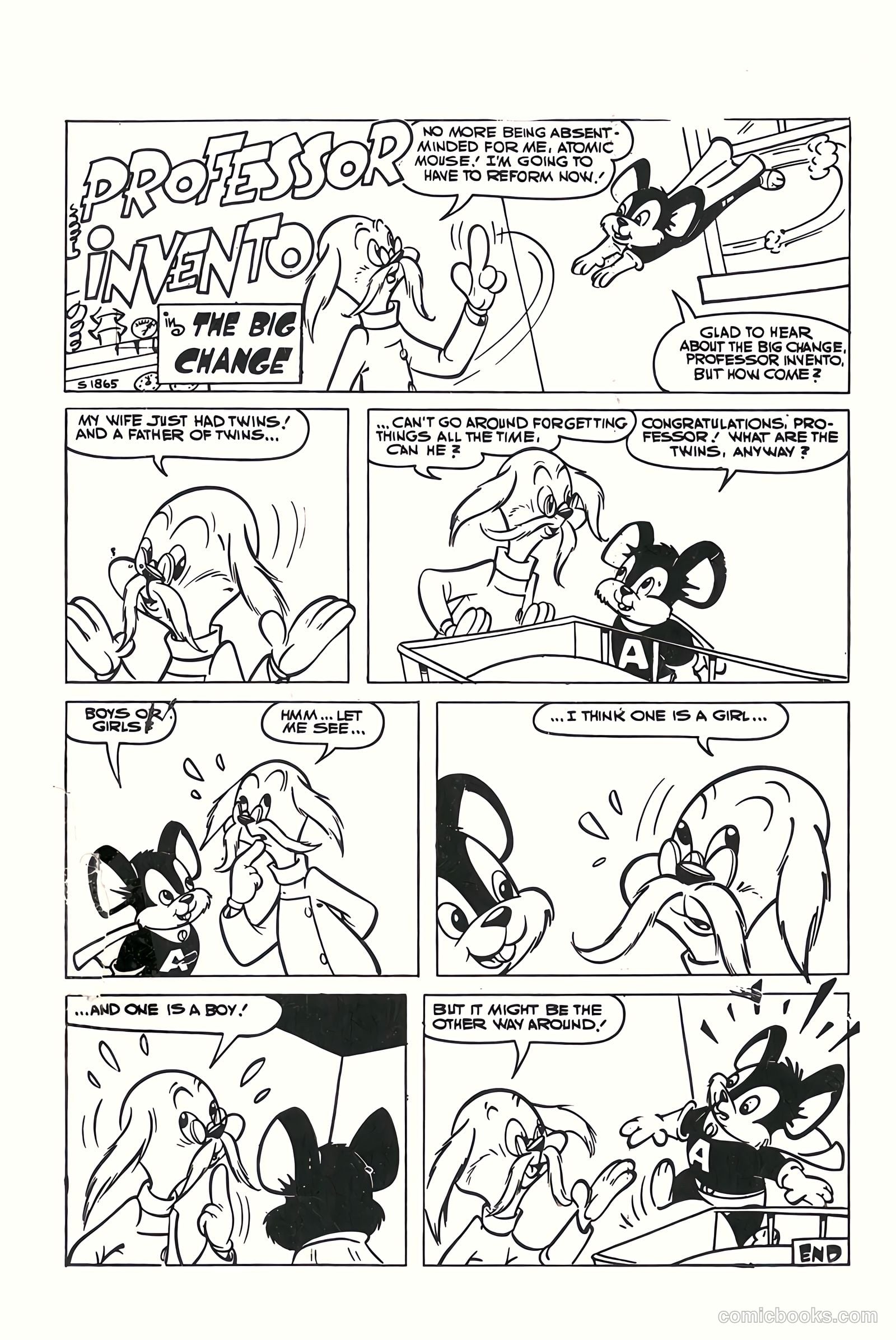 Li'l Rascal Twins #8 (1958) — page 34 of 35