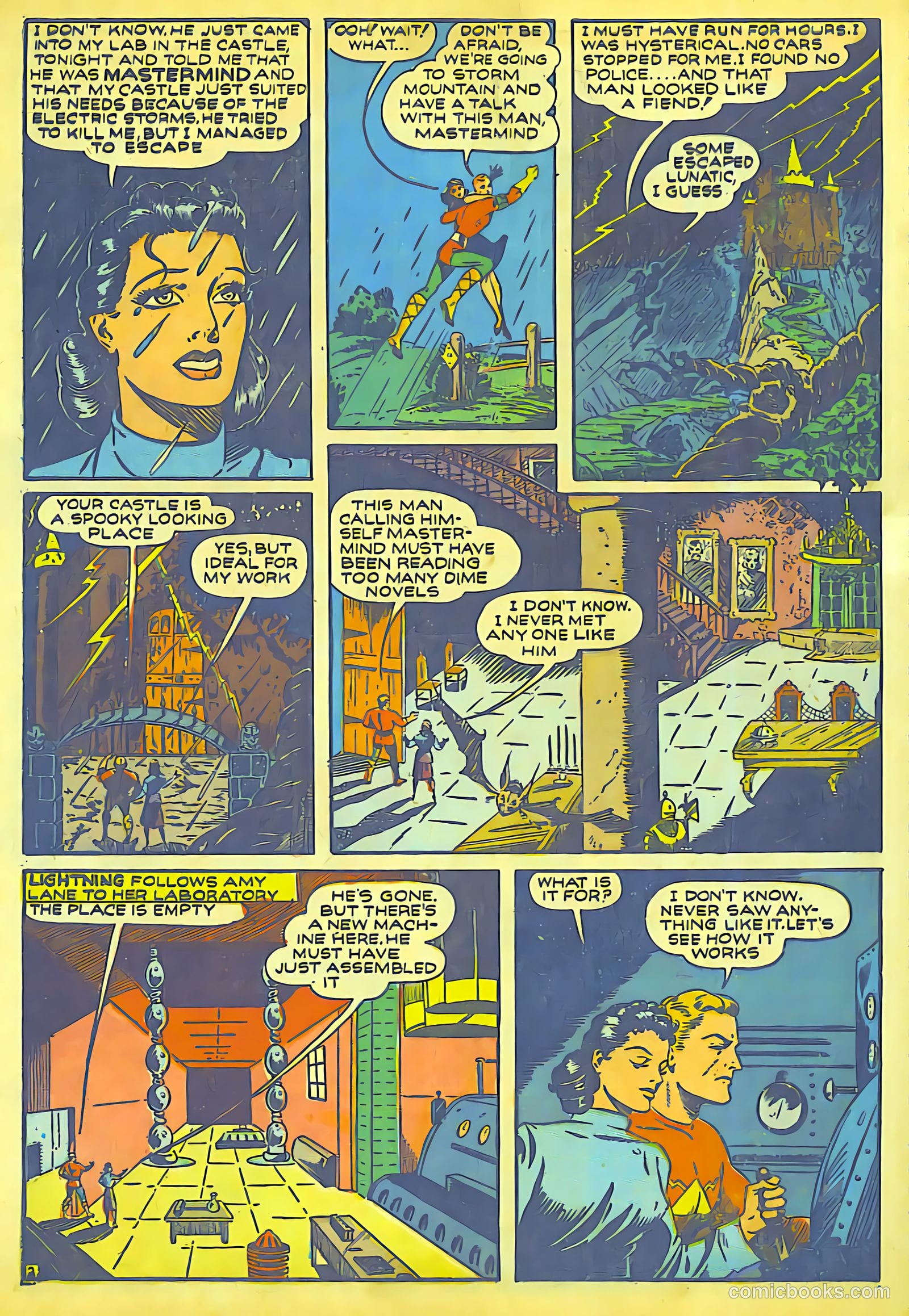 Lightning Comics #1 (1941) — page 3 of 65