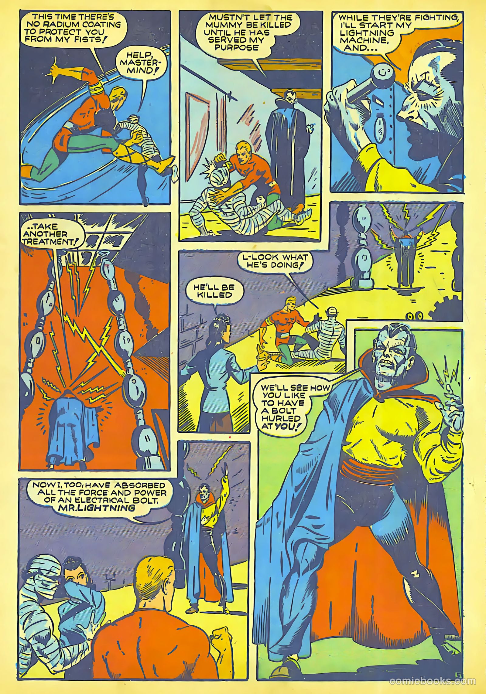 Lightning Comics #1 (1941) — page 6 of 65